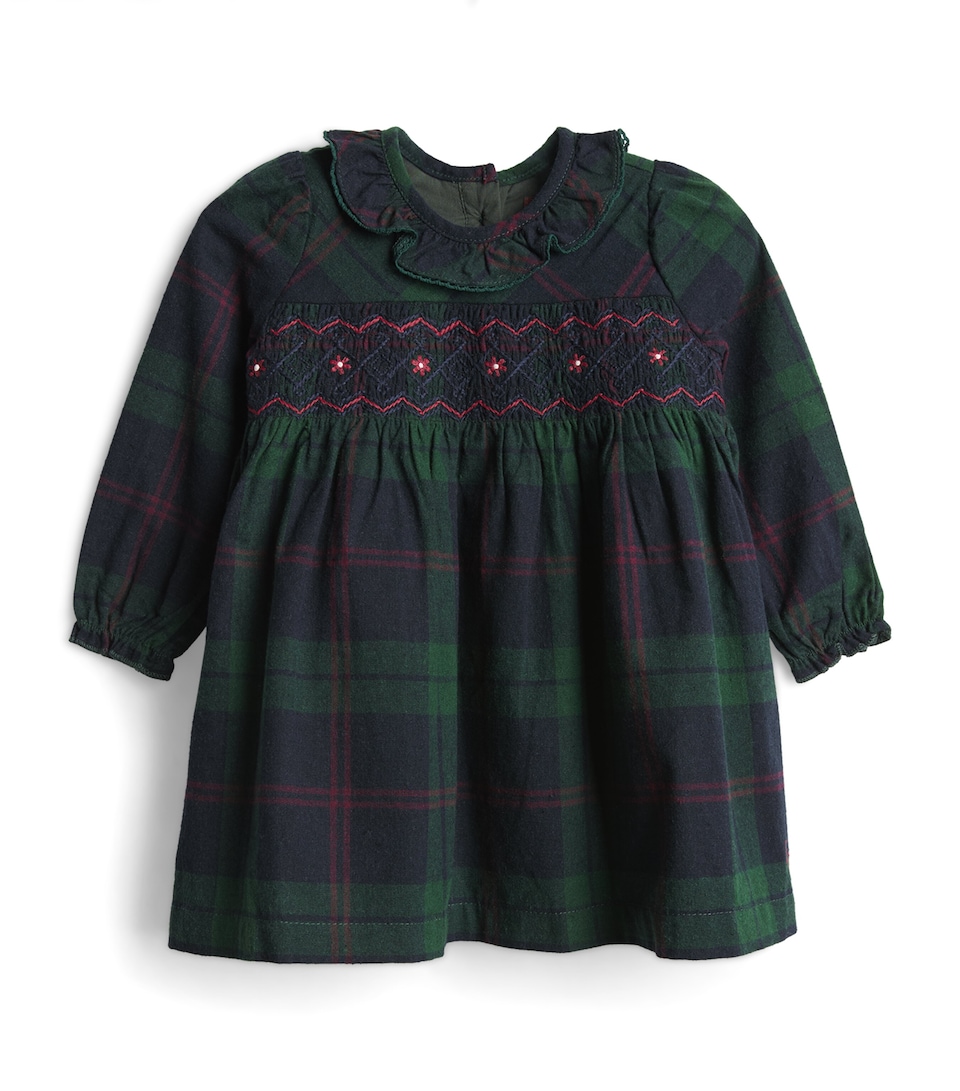 Eleanor Charles Tartan Smocked Dress (6 Months-4 Years) Ng