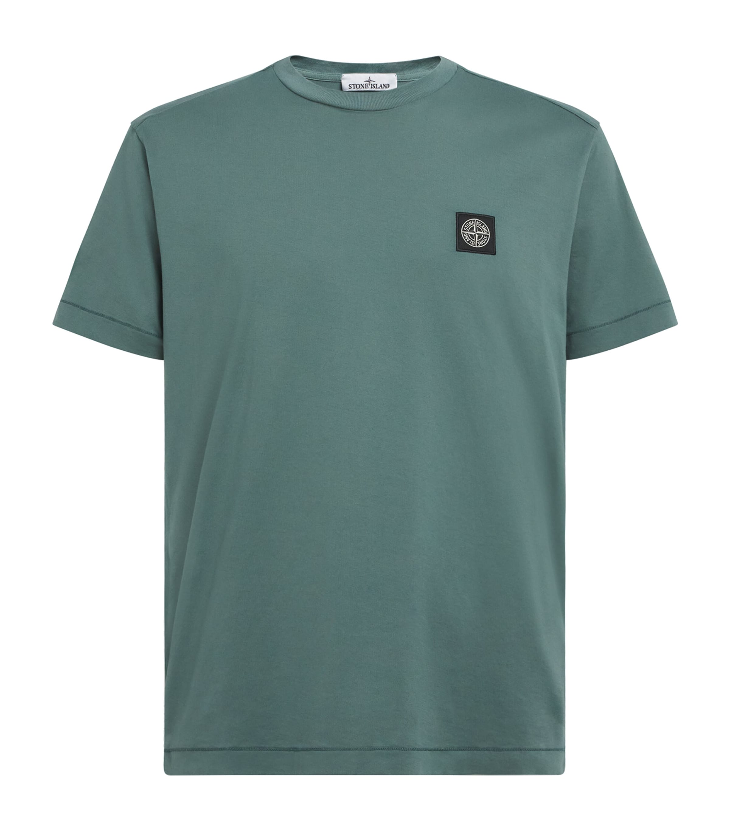 Stone Island Mens Cotton Compass Logo T-Shirt