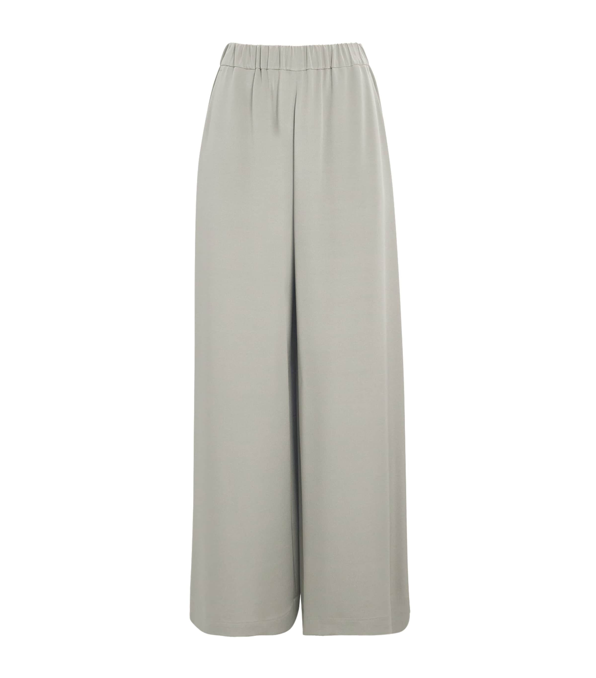 Silk Crêpe de Chine Trousers