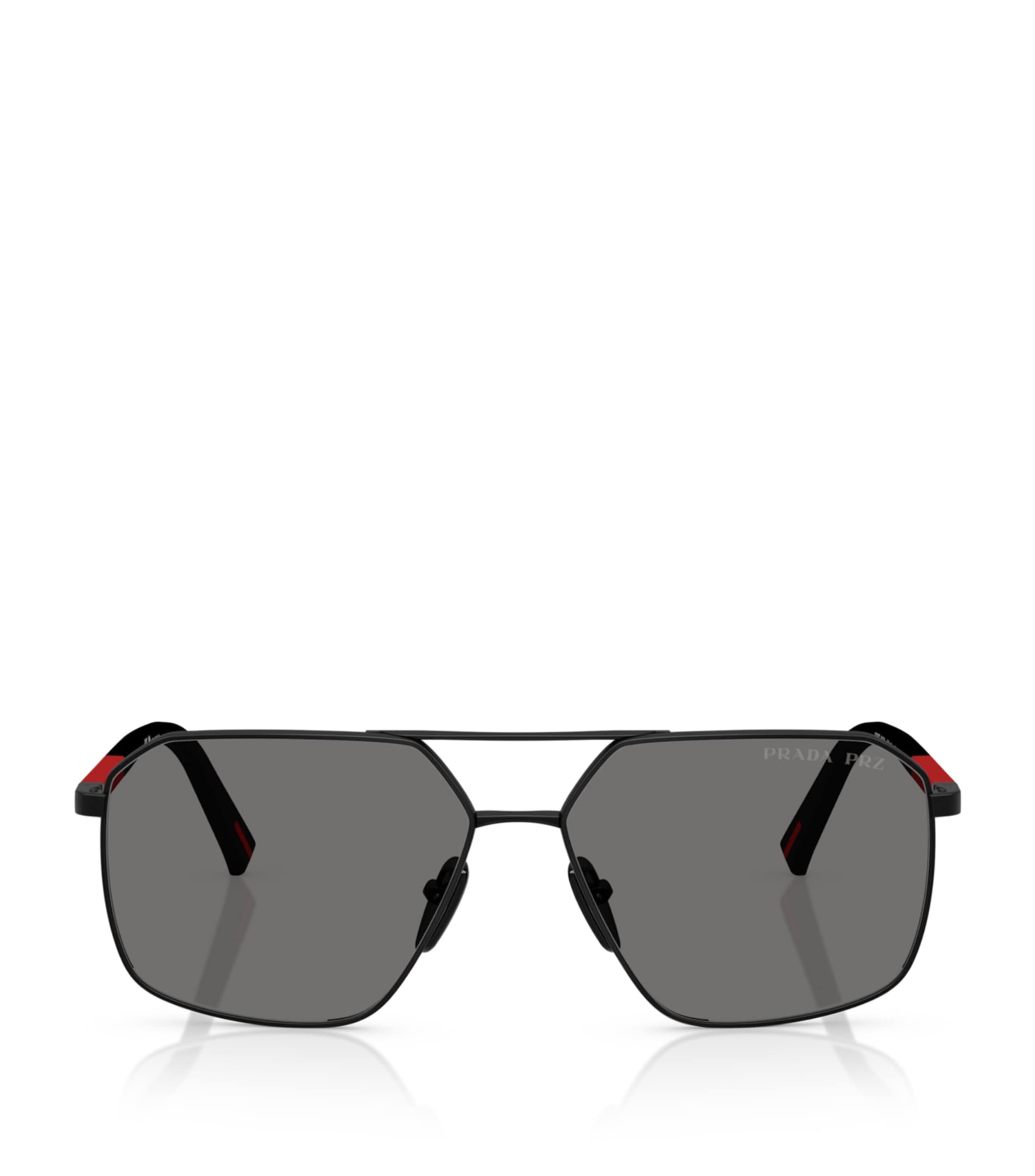 Prada Linea Rossa Metal A50S Aviator Sunglasses