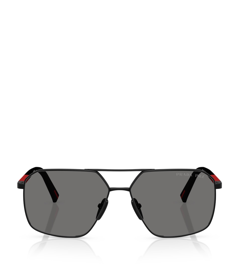 Prada Linea Rossa Metal A50S Aviator Sunglasses