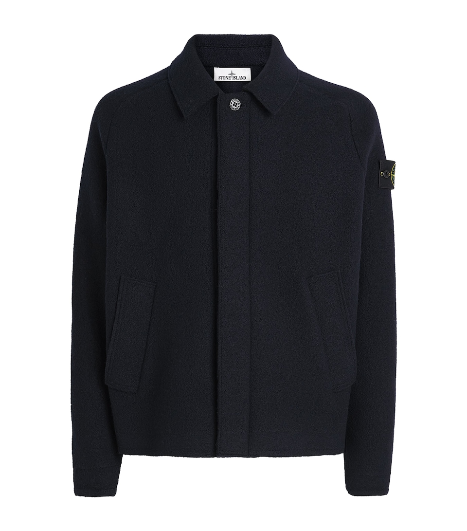 Stone Island Mens Virgin Wool Cardigan