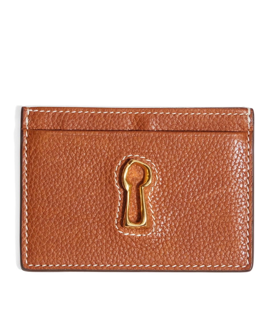 Leather Keyhole Card Holder