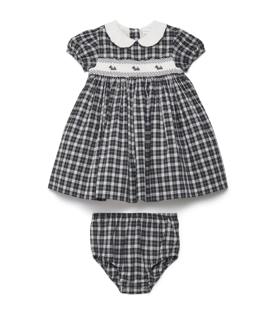 Cotton Check Dress and Bloomers Set (3-24 Months)