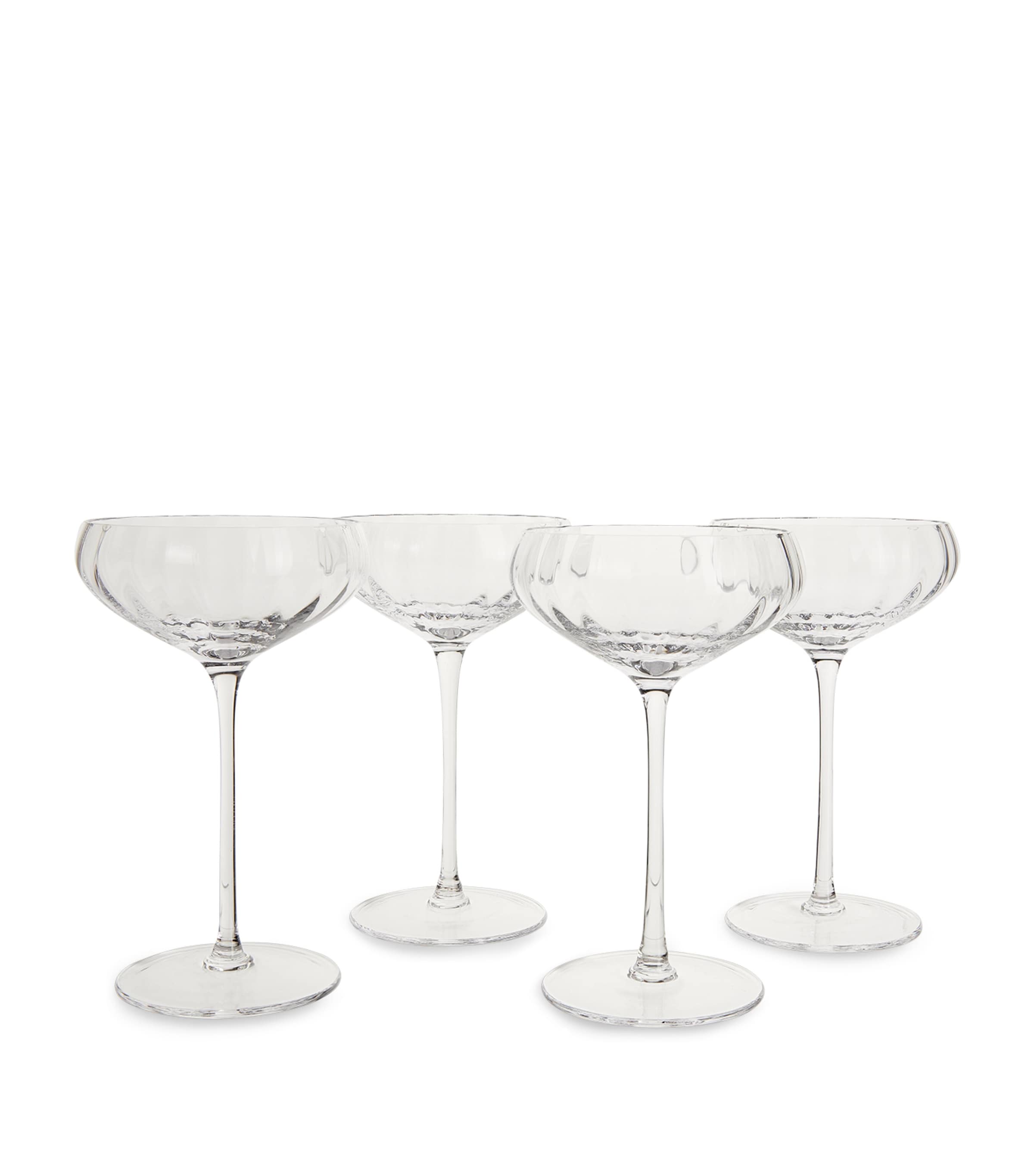 Set of 4 Pembroke Champagne Coupes (280ml)