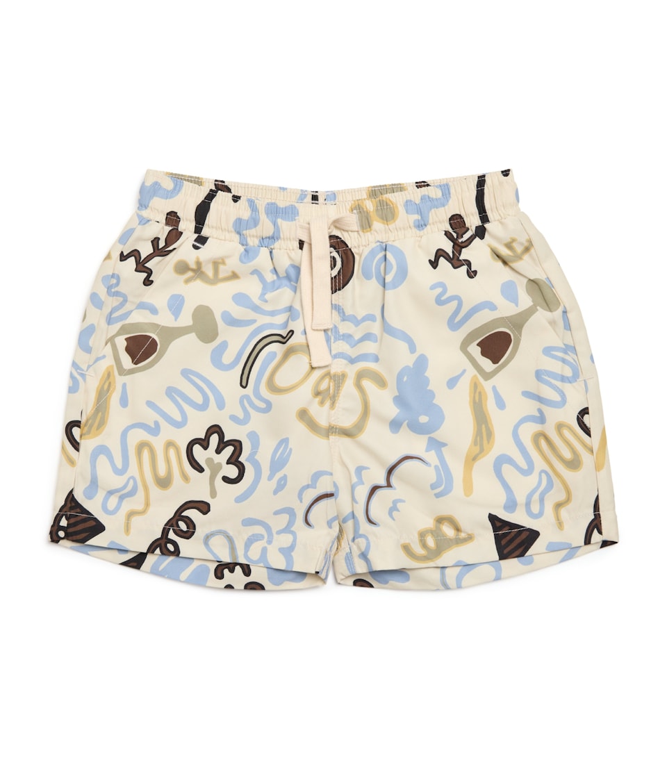 Memento Print Swim Shorts (4-12 Years)