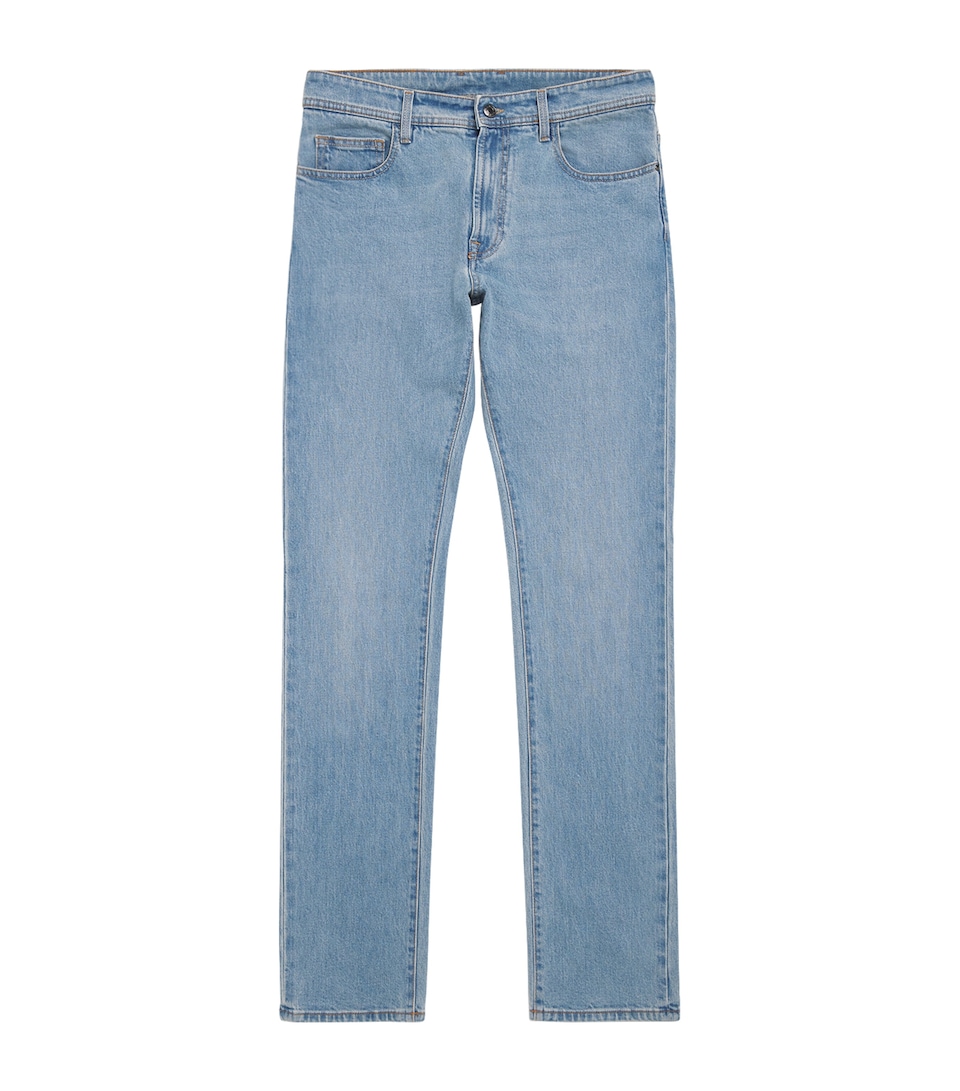 Canali Mens Straight Jeans