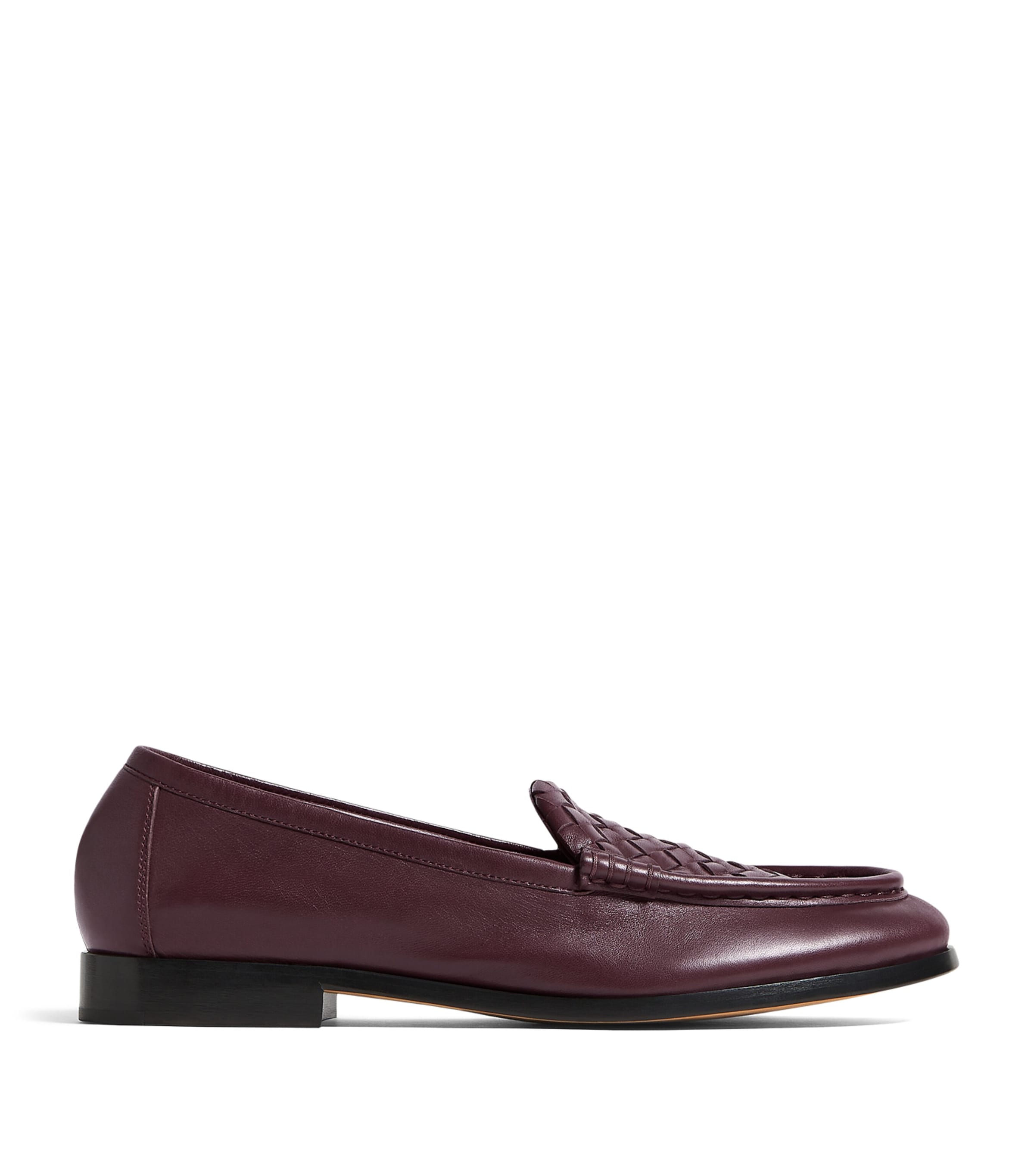 Bottega Veneta Lambskin Intrecciato Loafers