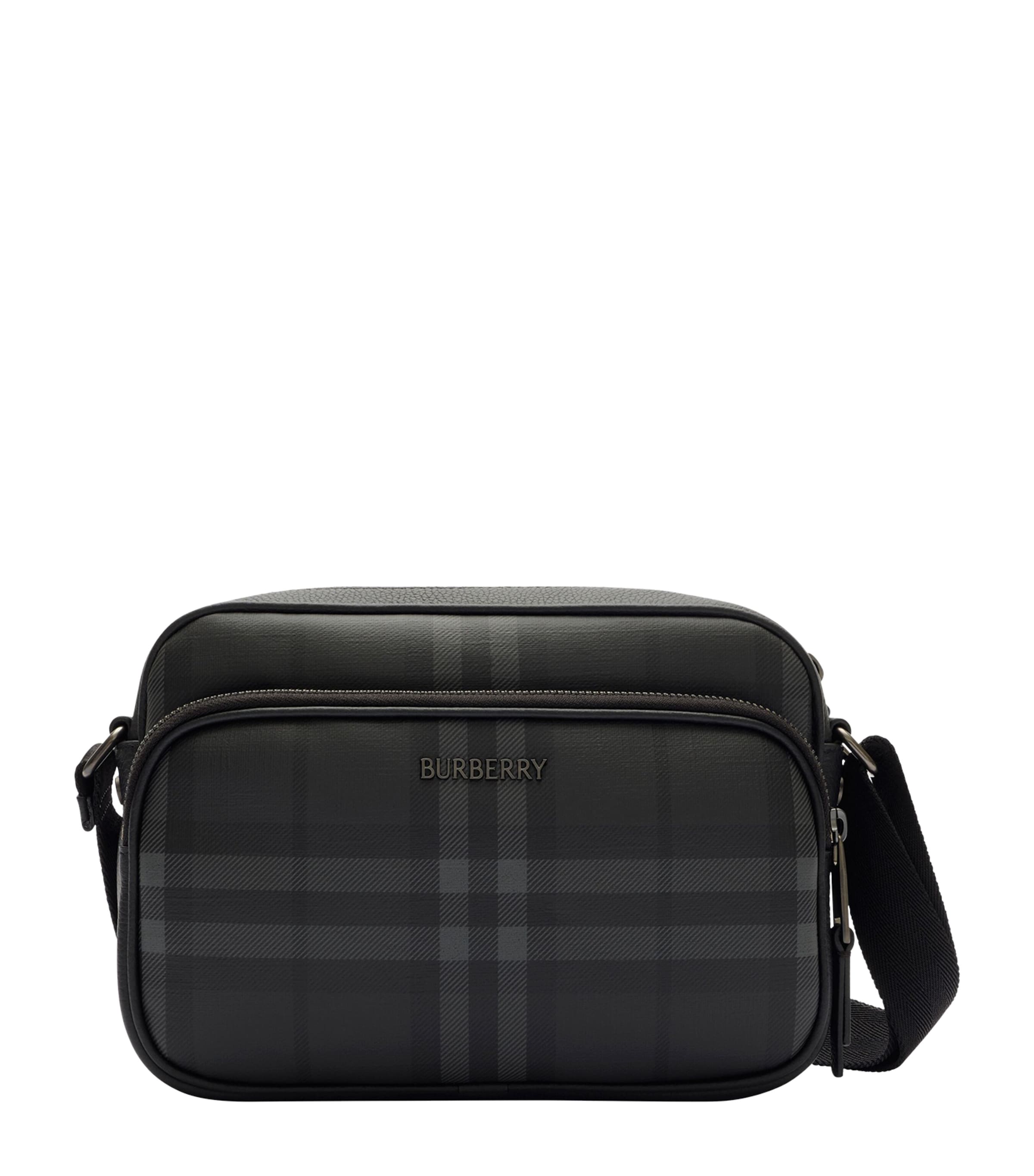 Burberry City Check Pocket Cross-Body Bag Iron