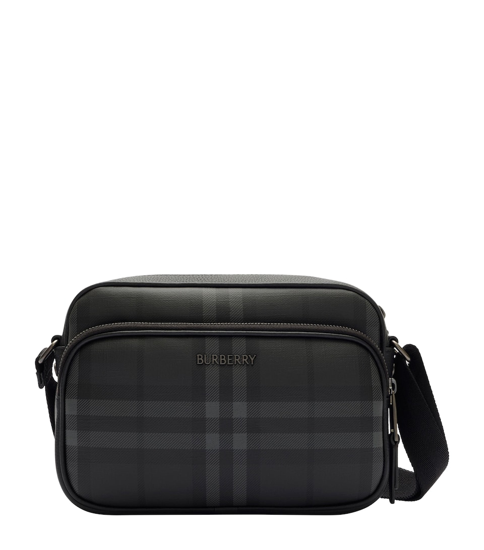 Burberry City Check Pocket Cross-Body Bag Iron