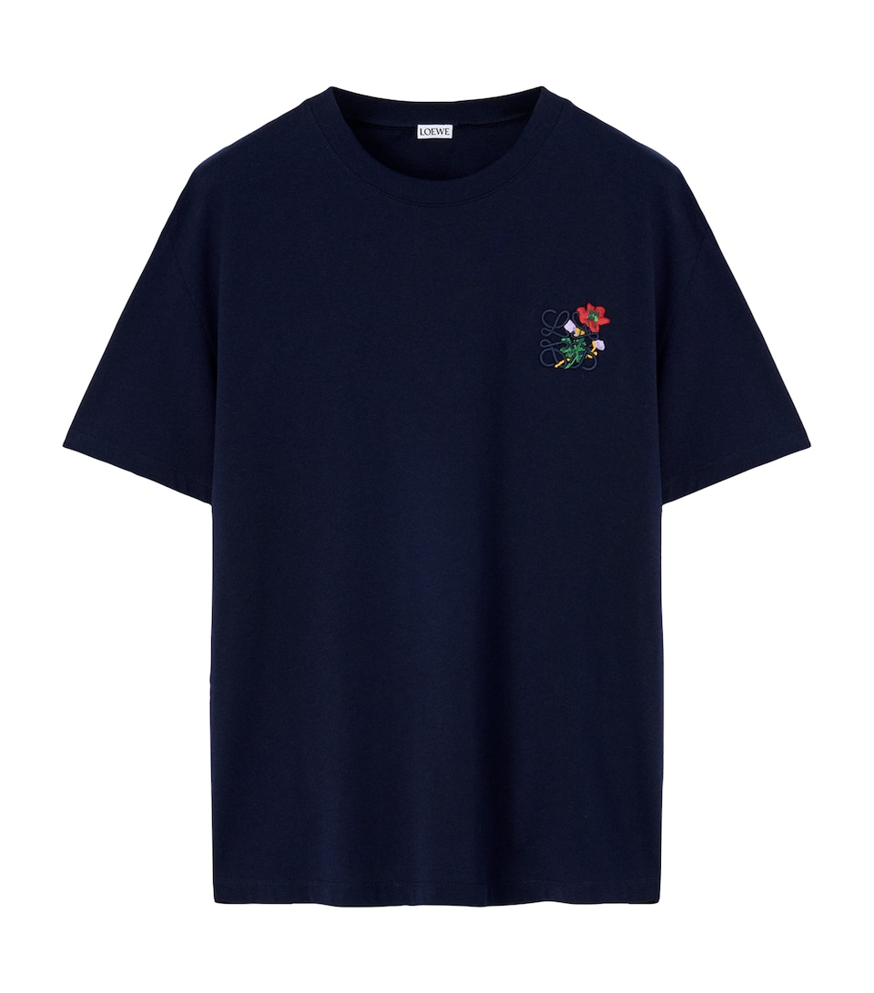 Cotton-Blend Anagram T-Shirt