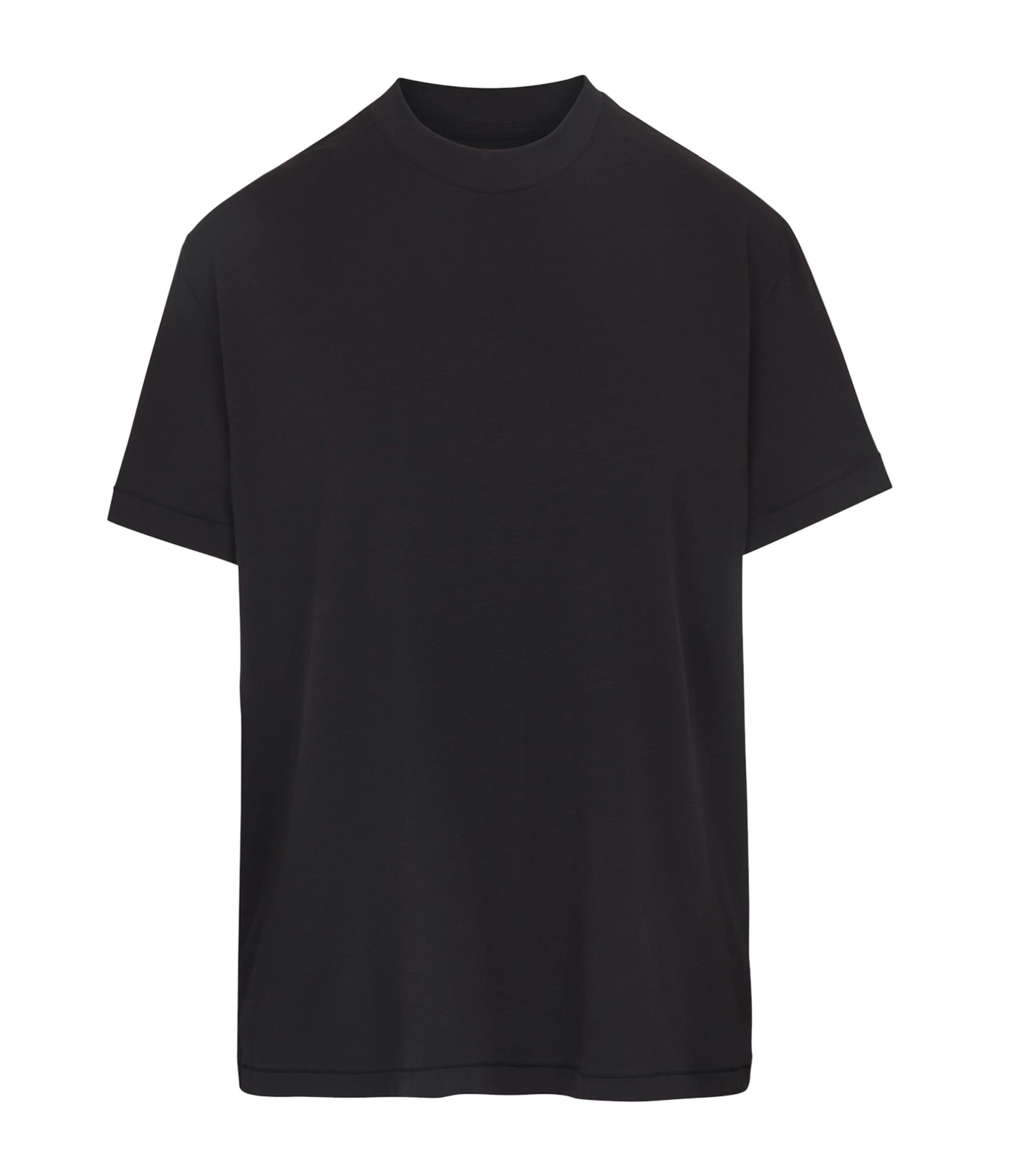 Skims Womens Boyfriend T-Shirt Onyx