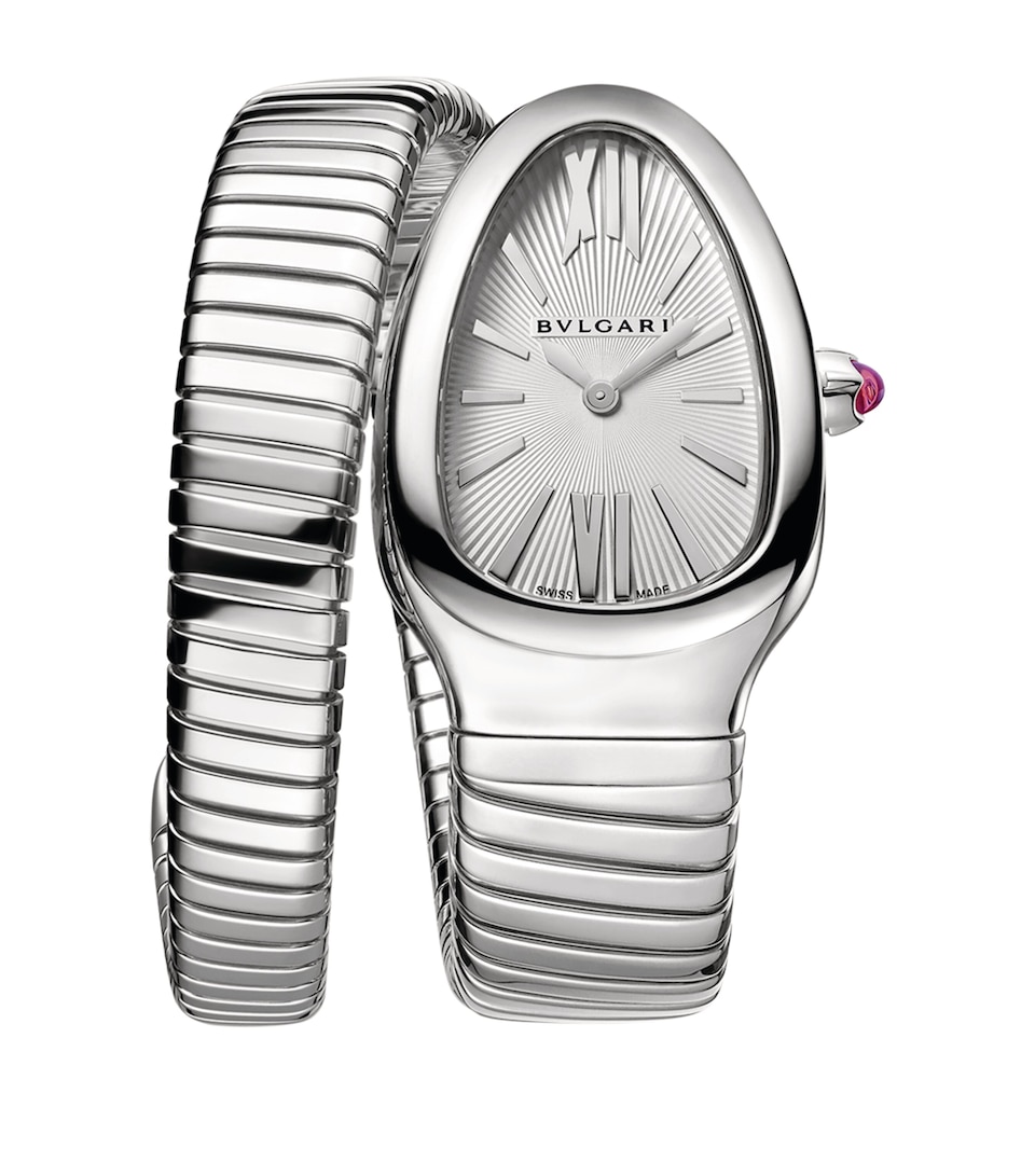 Stainless Steel Serpenti Tubogas Watch 35mm