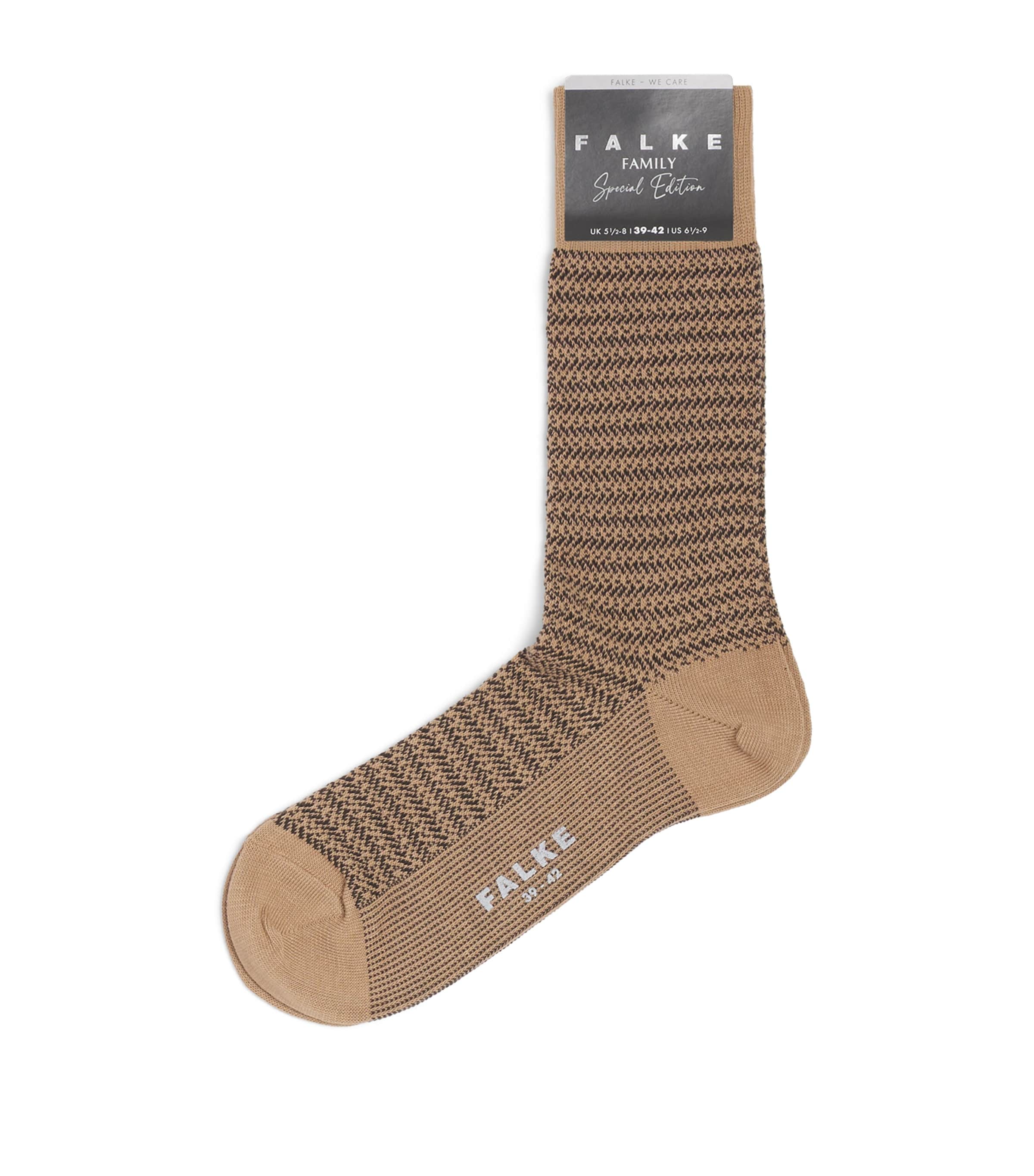 Falke Mens Special Edition Family Ankle Socks Camel