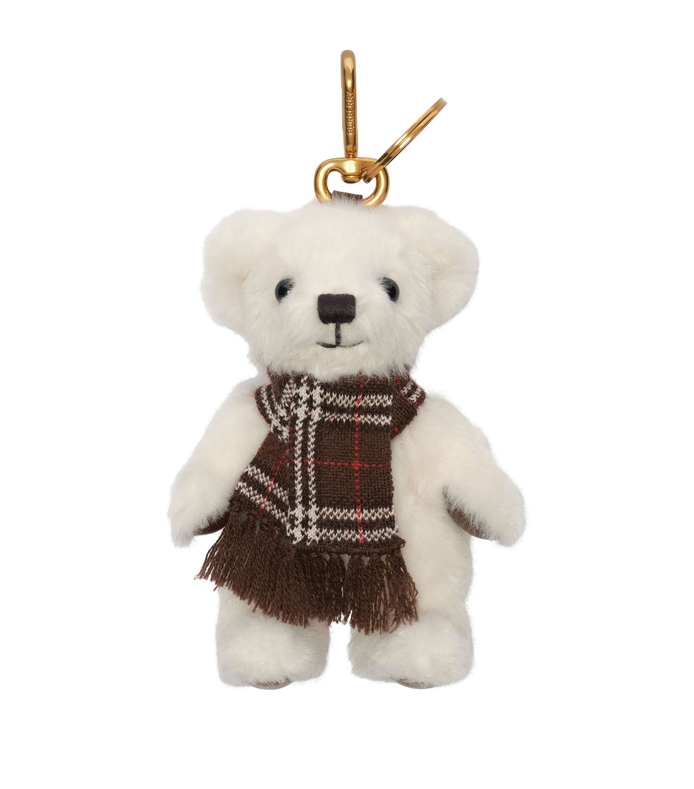 Burberry Thomas Bear Bag Charm Chocolate Brown