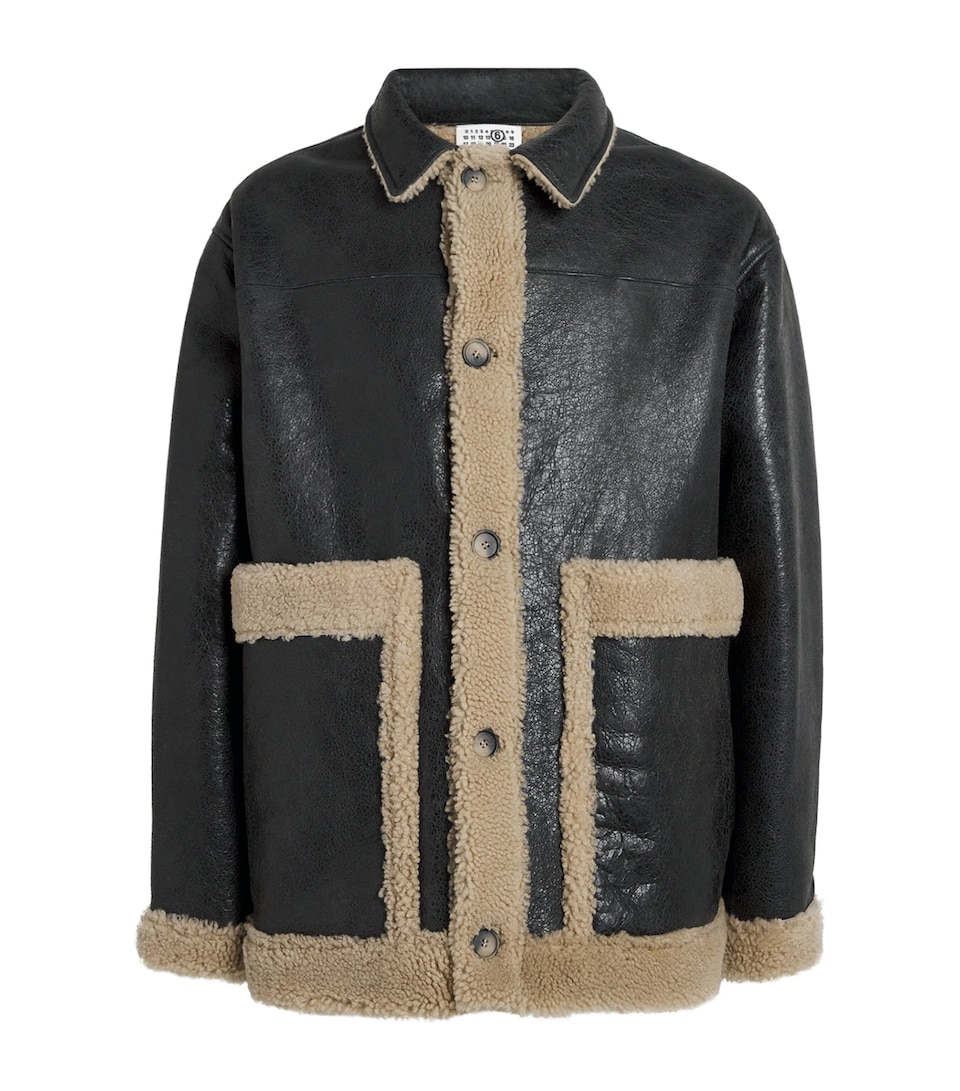 Leather Shearling Reversible Jacket