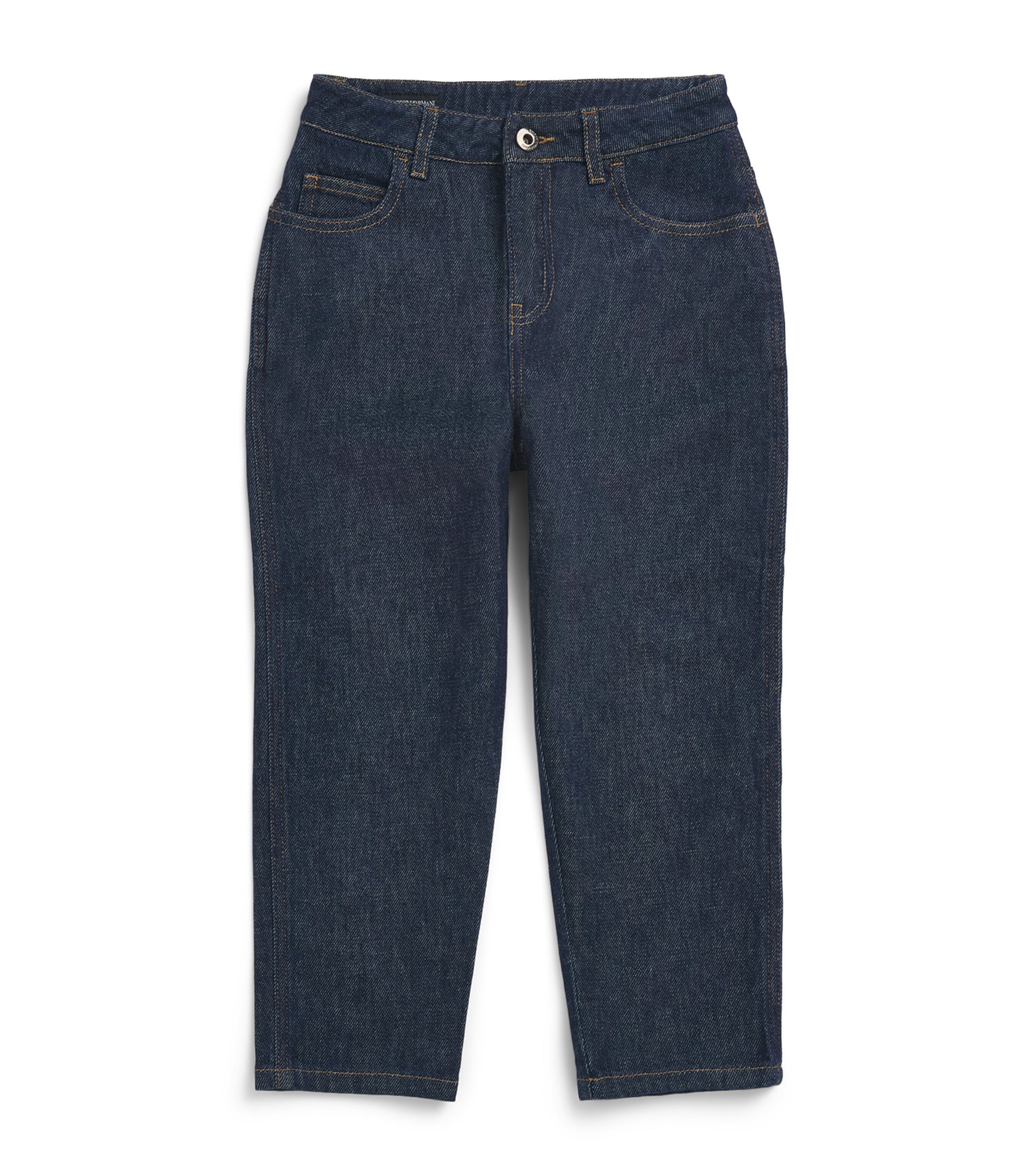 Emporio Armani Kids Straight Jeans (4-16 Years) Blue Denim