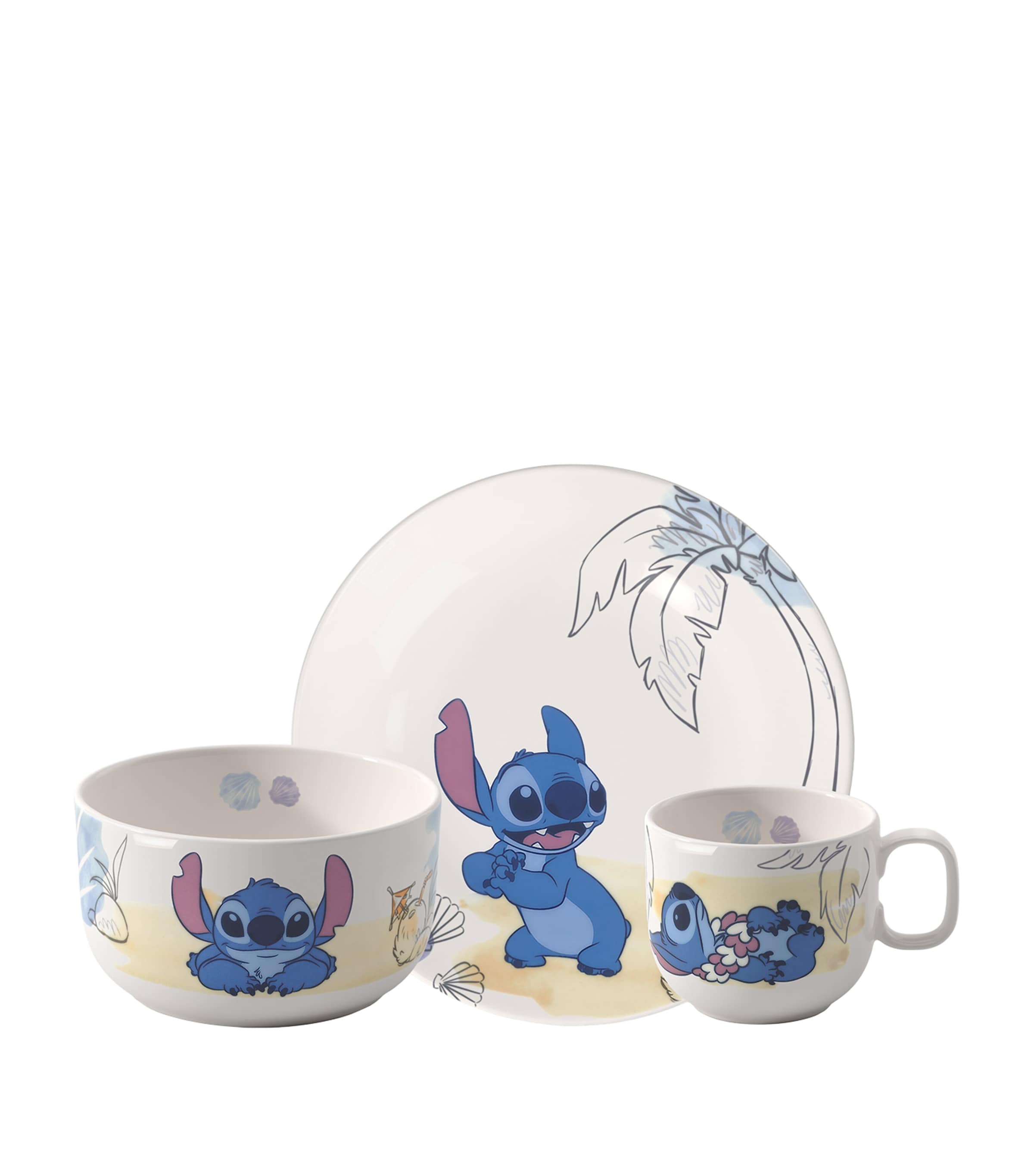 Villeroy & Boch x Disney Stitch 3-Piece Children's Crockery Set