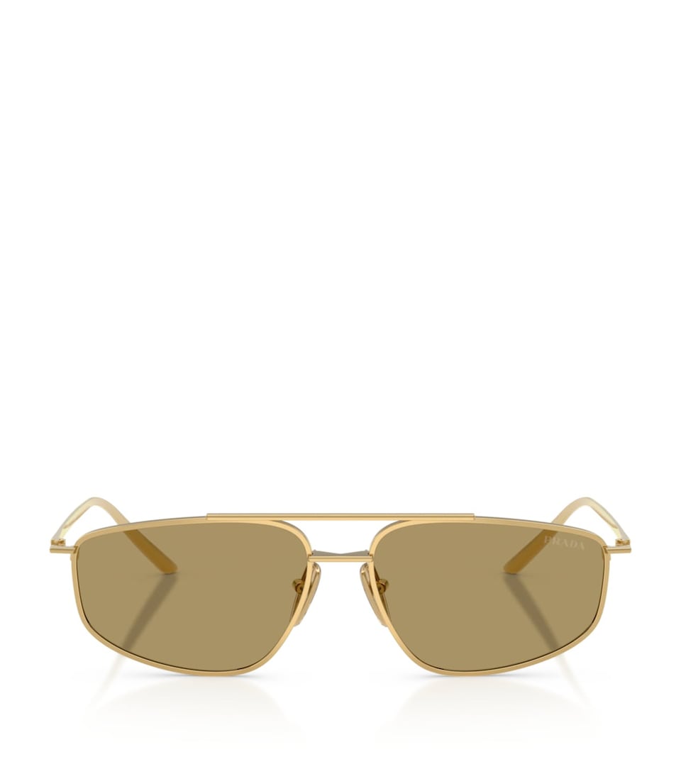 Metal Rectangular Sunglasses