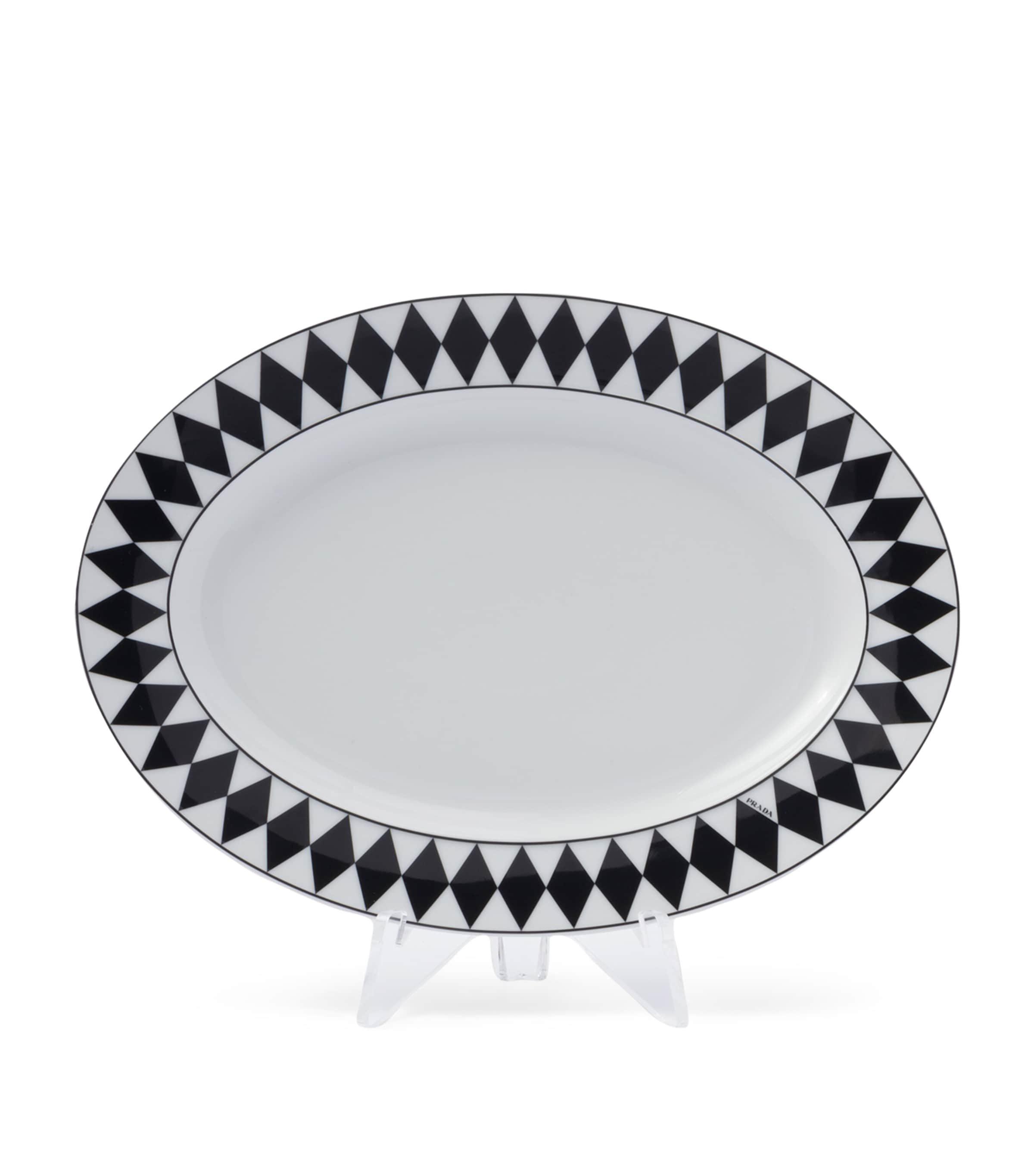 Prada Chequerboard Serving Plate (28cm)