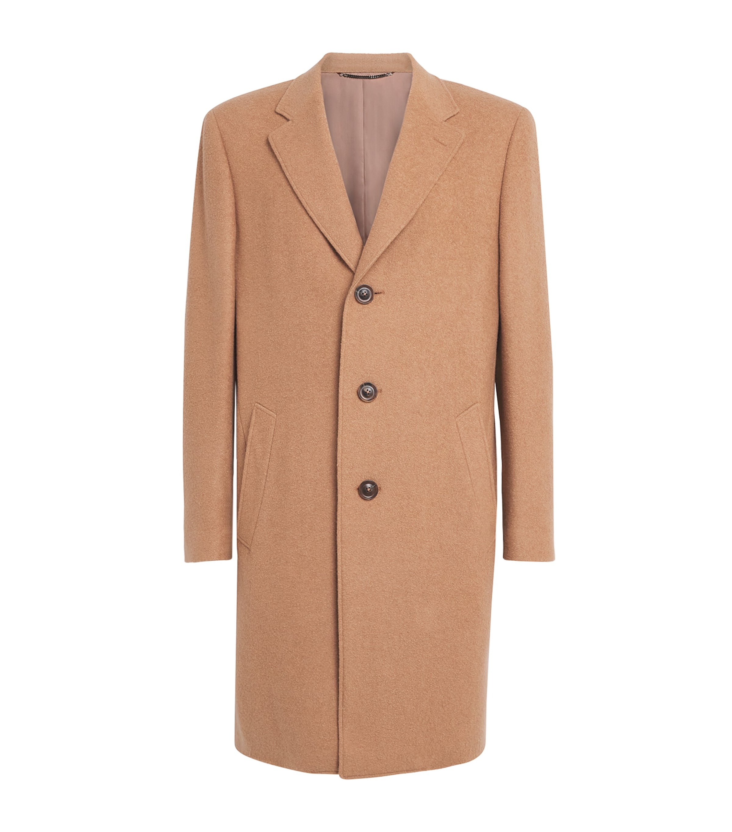 Canali Mens Cashmere-Silk Overcoat