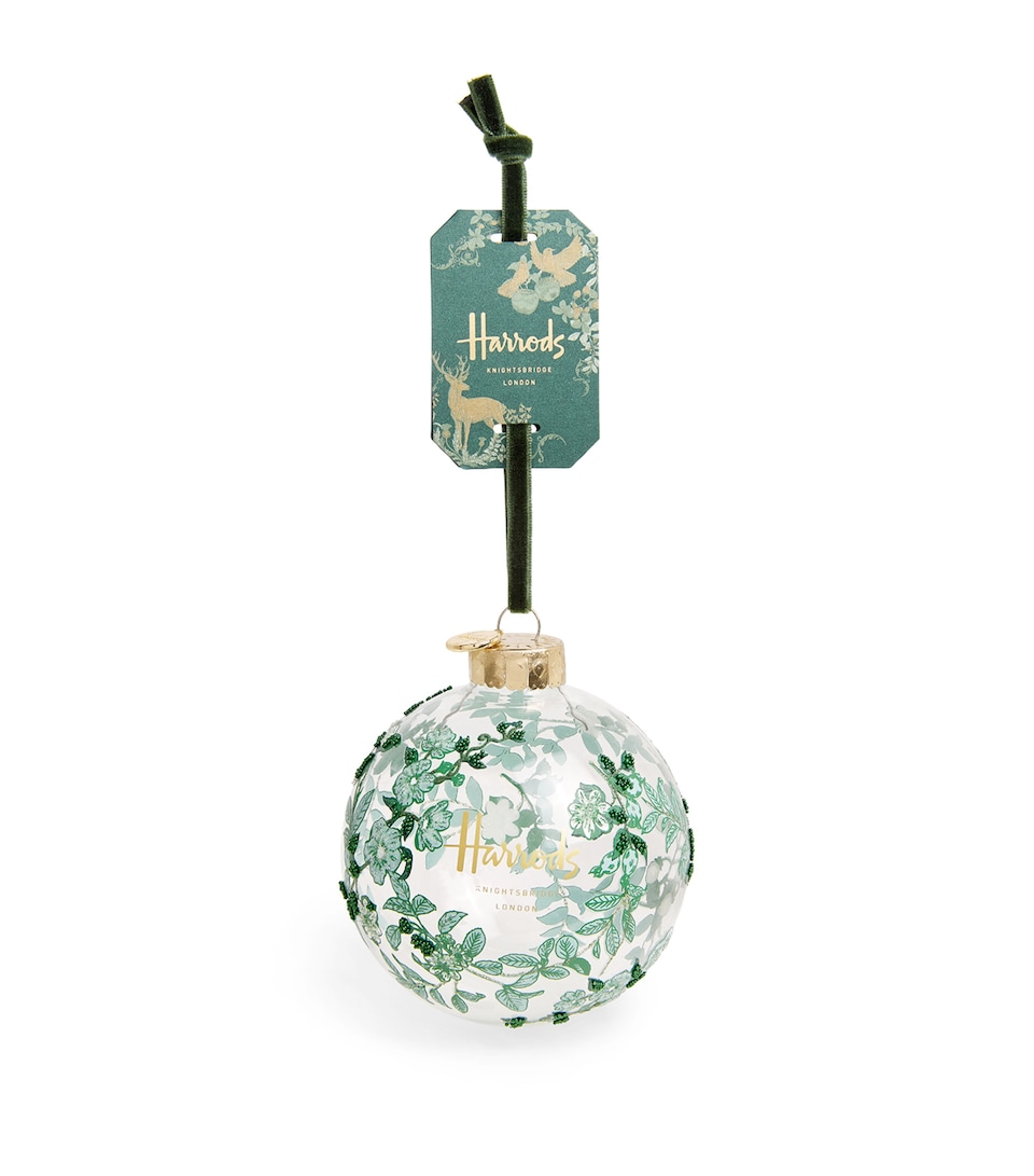 Large Embellished Foliage Bauble