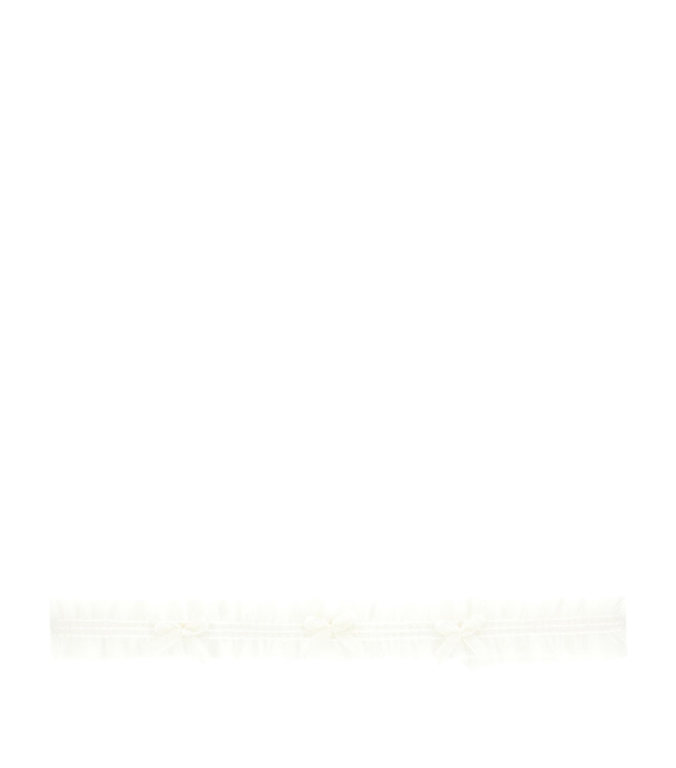 Tulle Bow-Detail Elasticated Headband