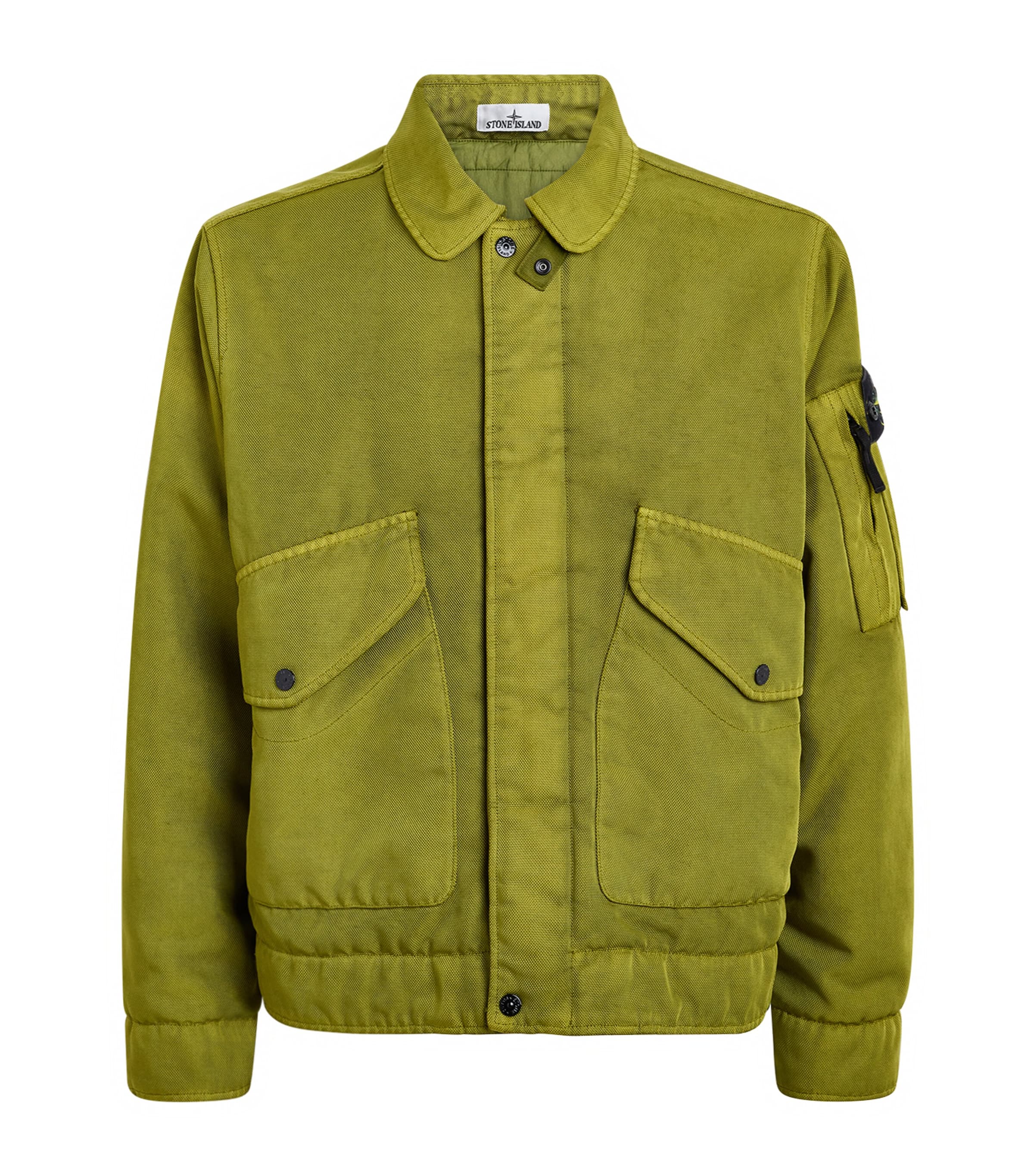 Stone Island Mens Organic Cotton Bomber Jacket
