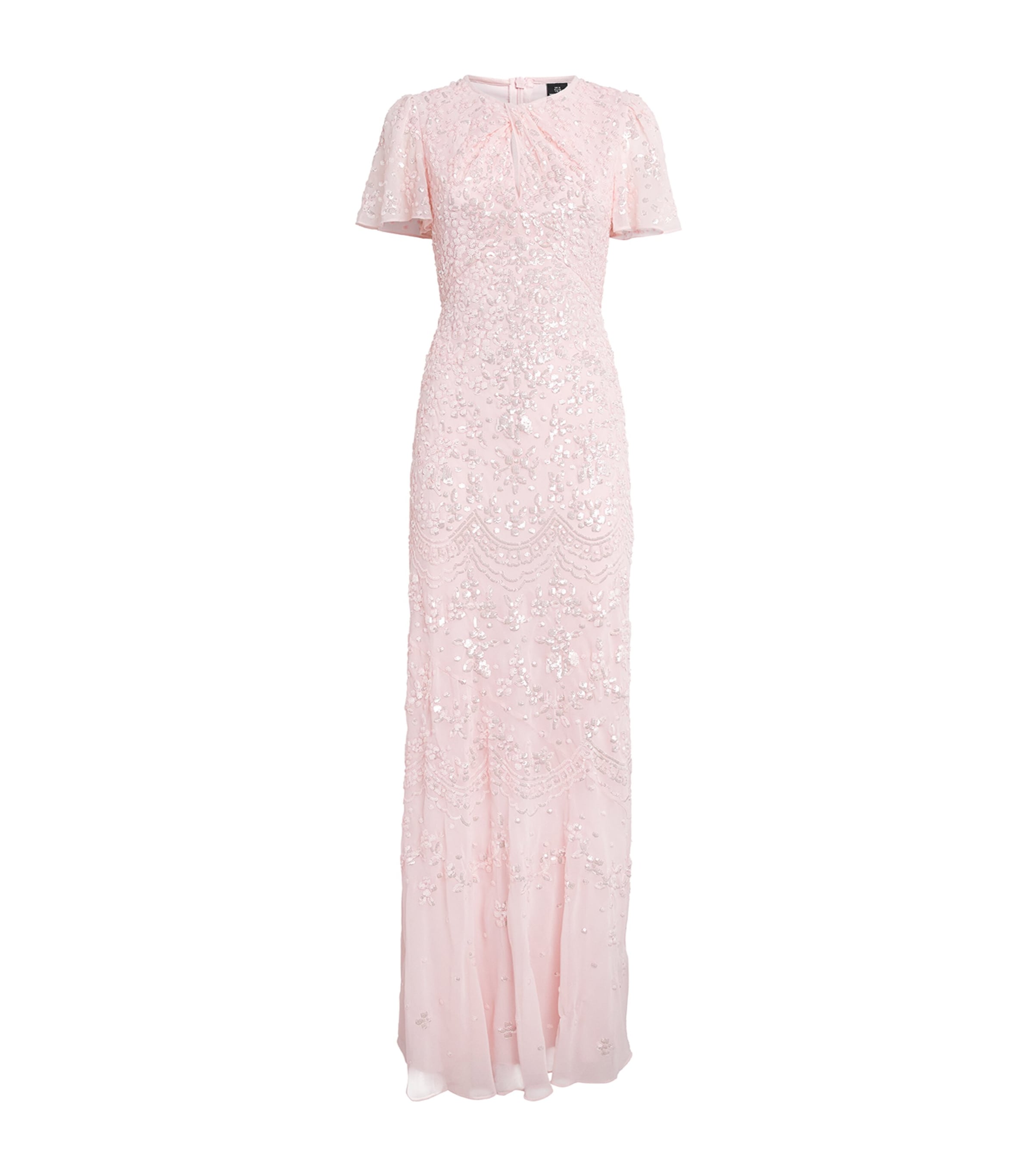 Needle & Thread Womens Georgette Freya Gown Dusk Pink