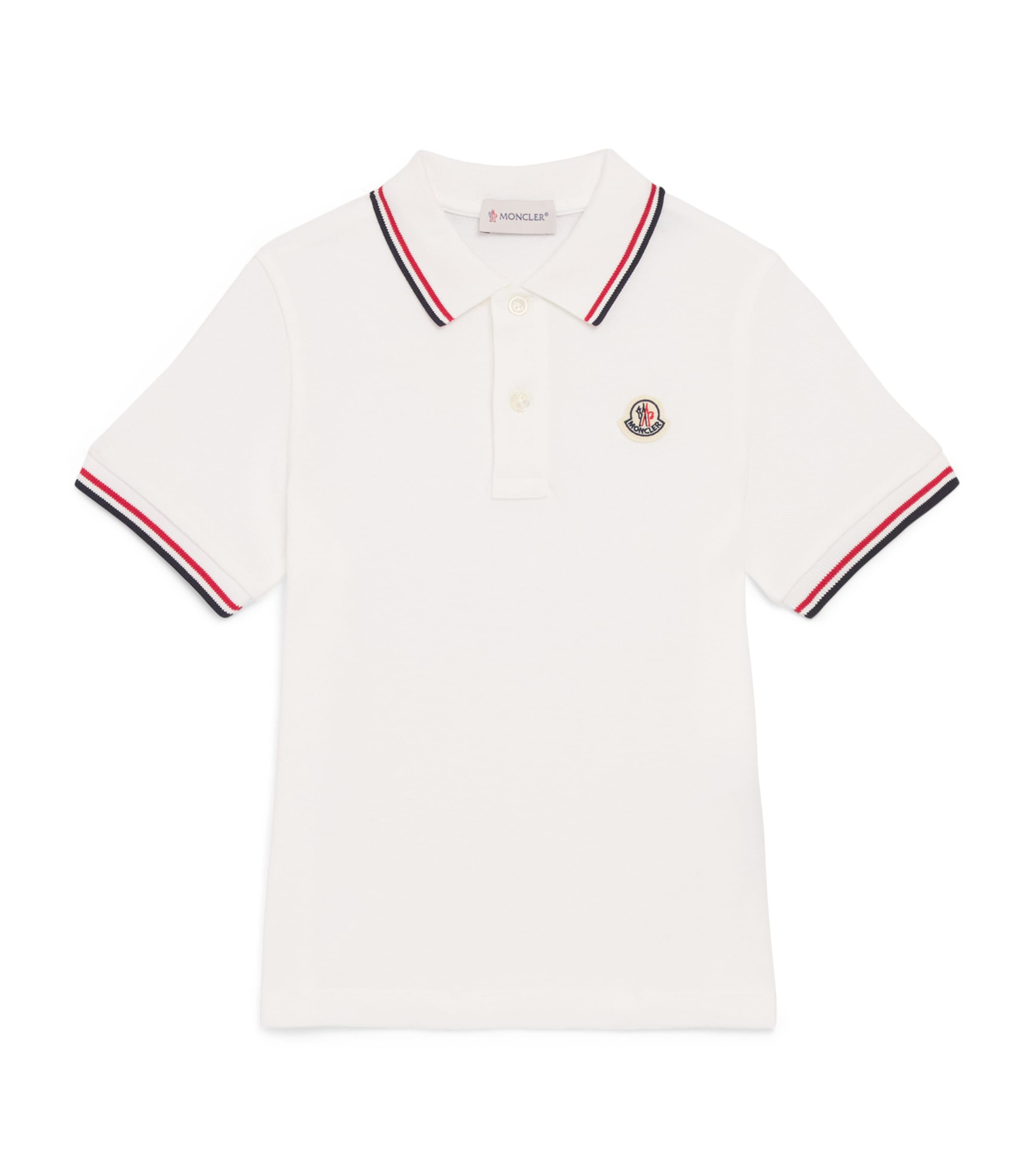 Moncler Enfant Cotton Piqué Polo Shirt (4-6 Years)