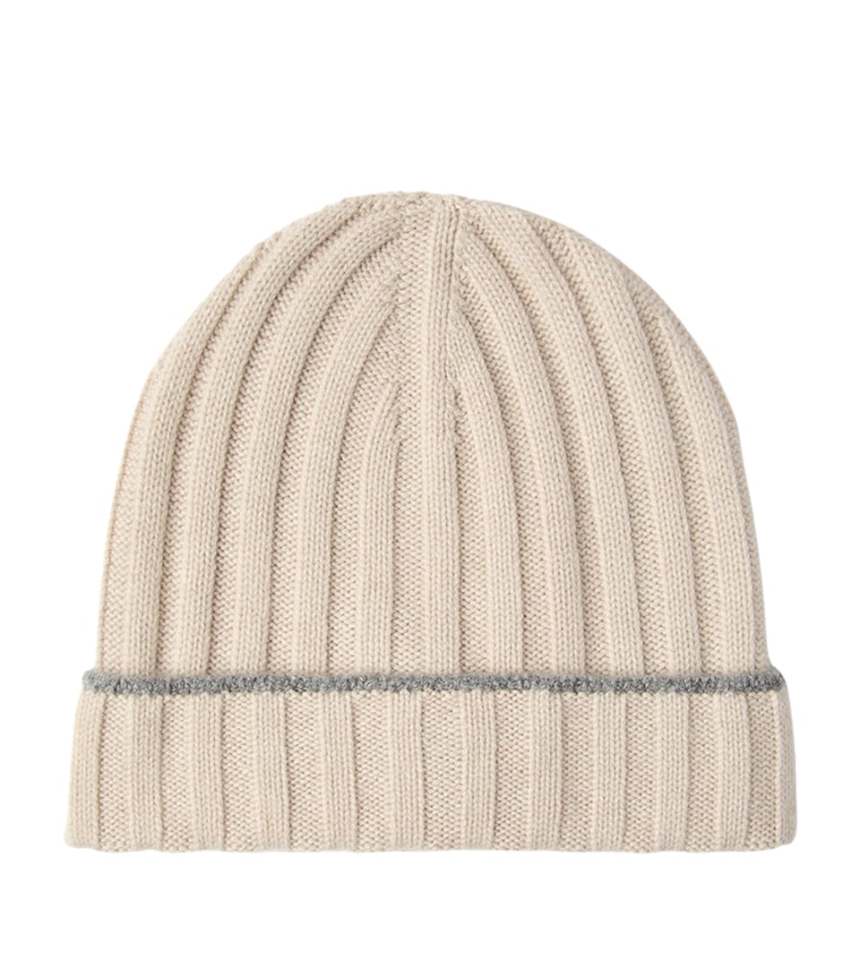 Brunello Cucinelli Cashmere Ribbed Beanie