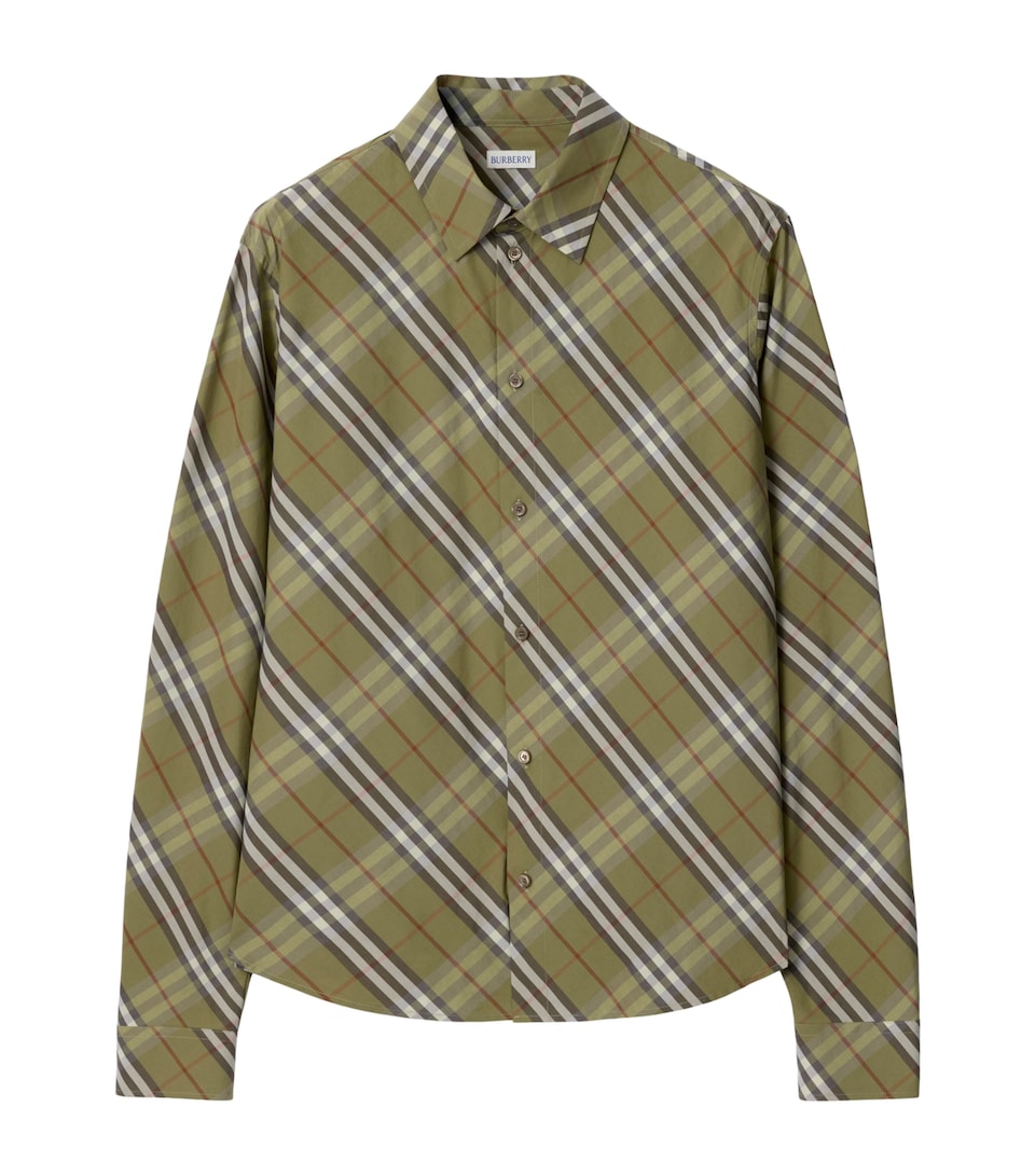 Cotton Check Relaxed Shirt