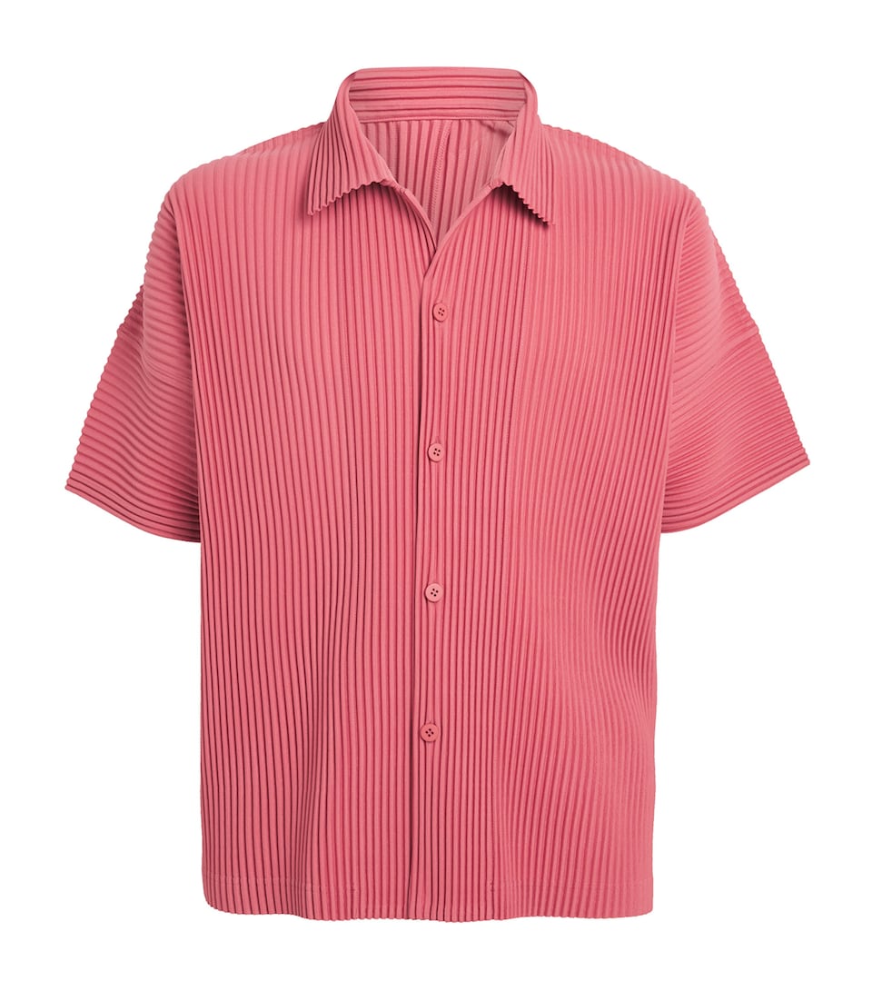Pleated Polo Shirt