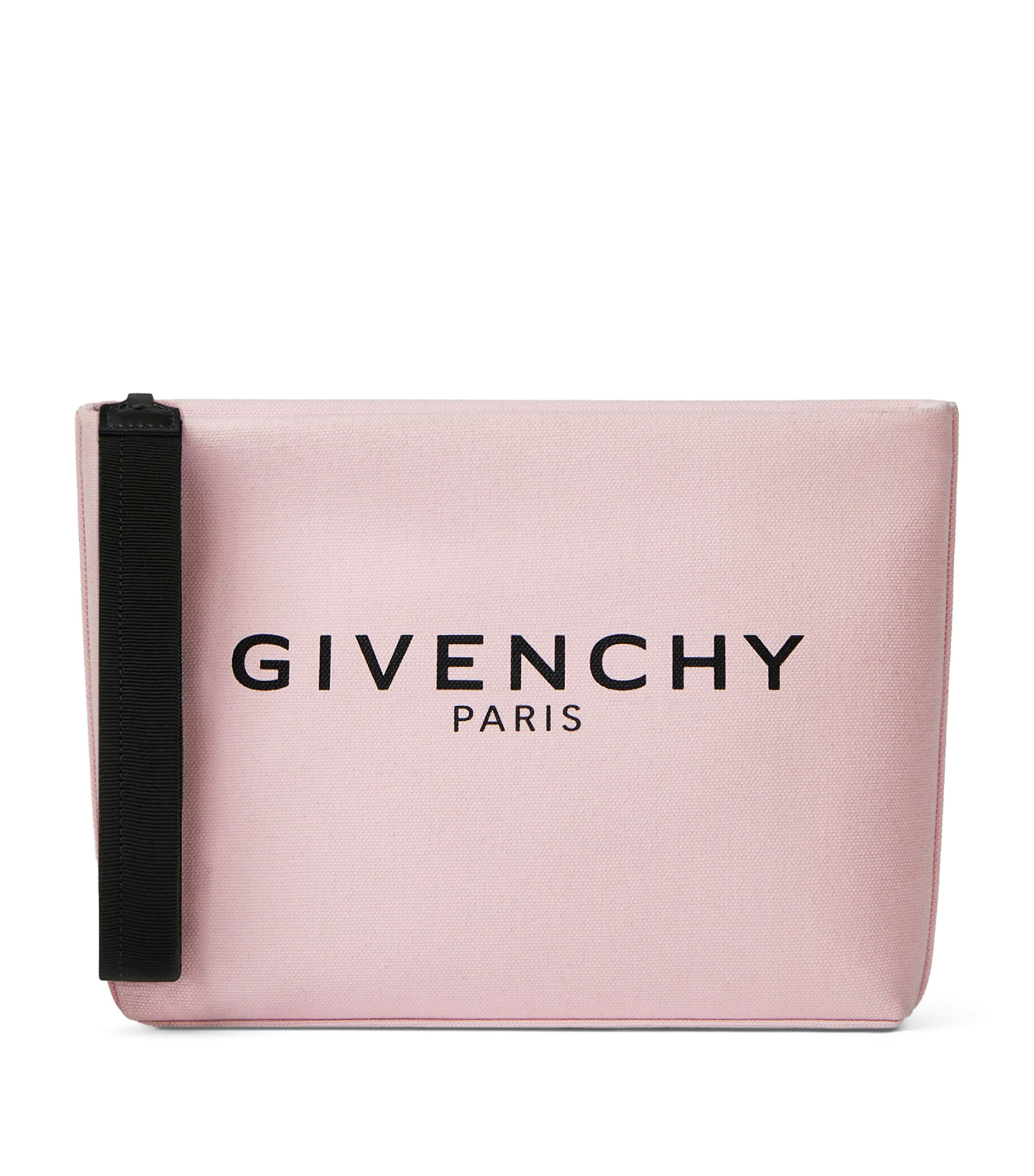 Givenchy Cotton Canvas Logo Pouch