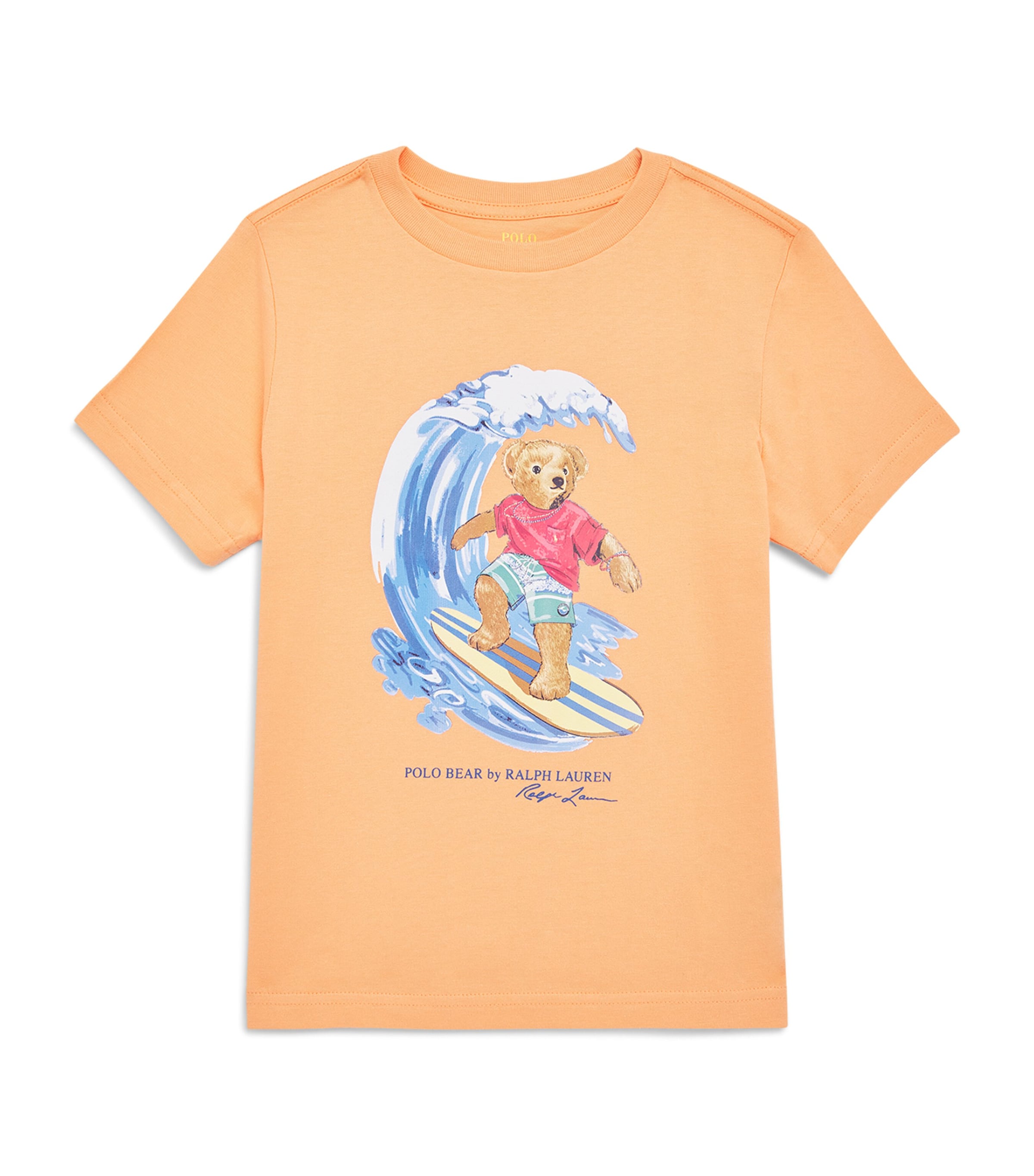 Ralph Lauren Kids Cotton Polo Bear T-Shirt (2-7 Years) Red