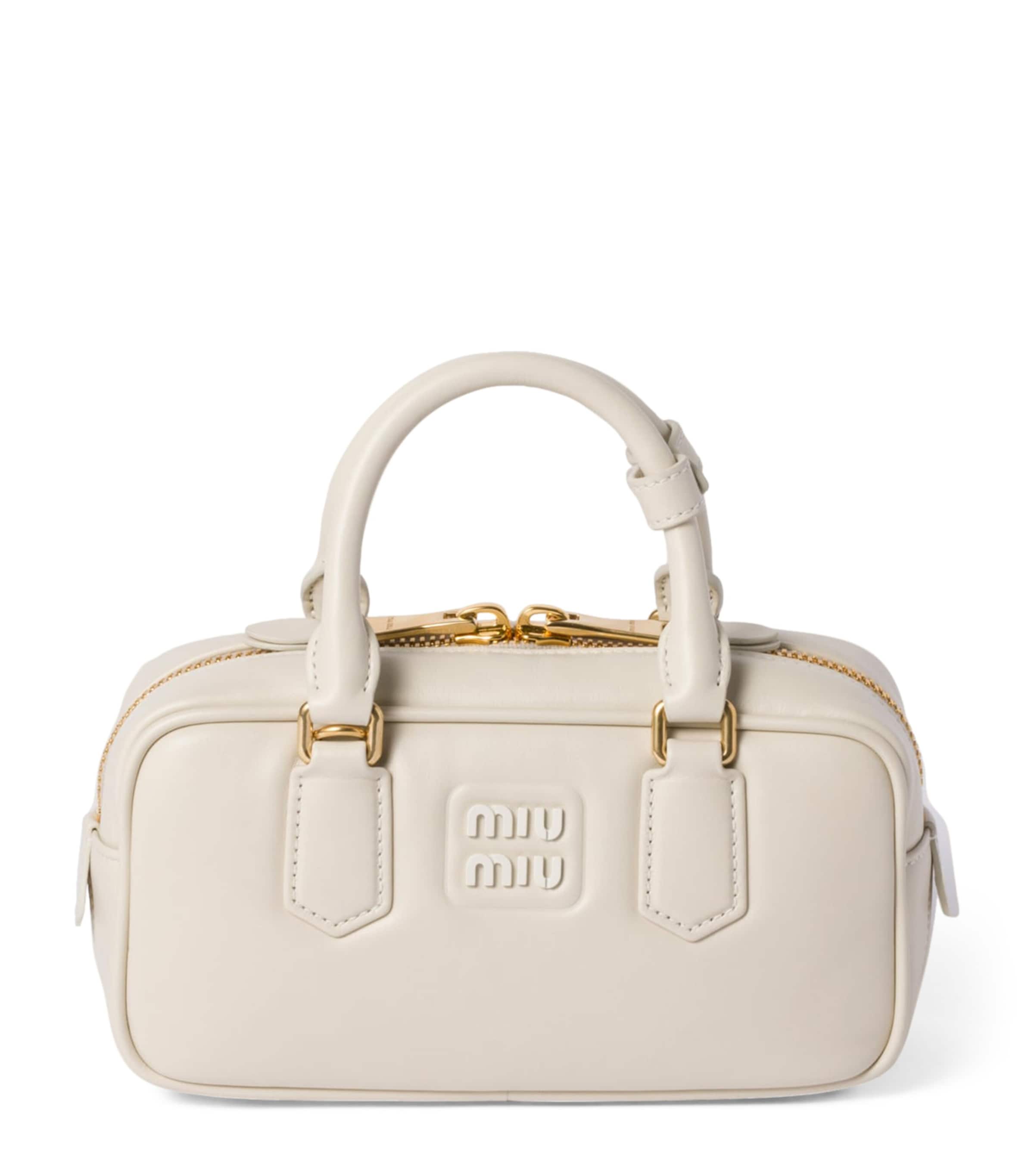 Leather Arcadie Top-Handle Bag