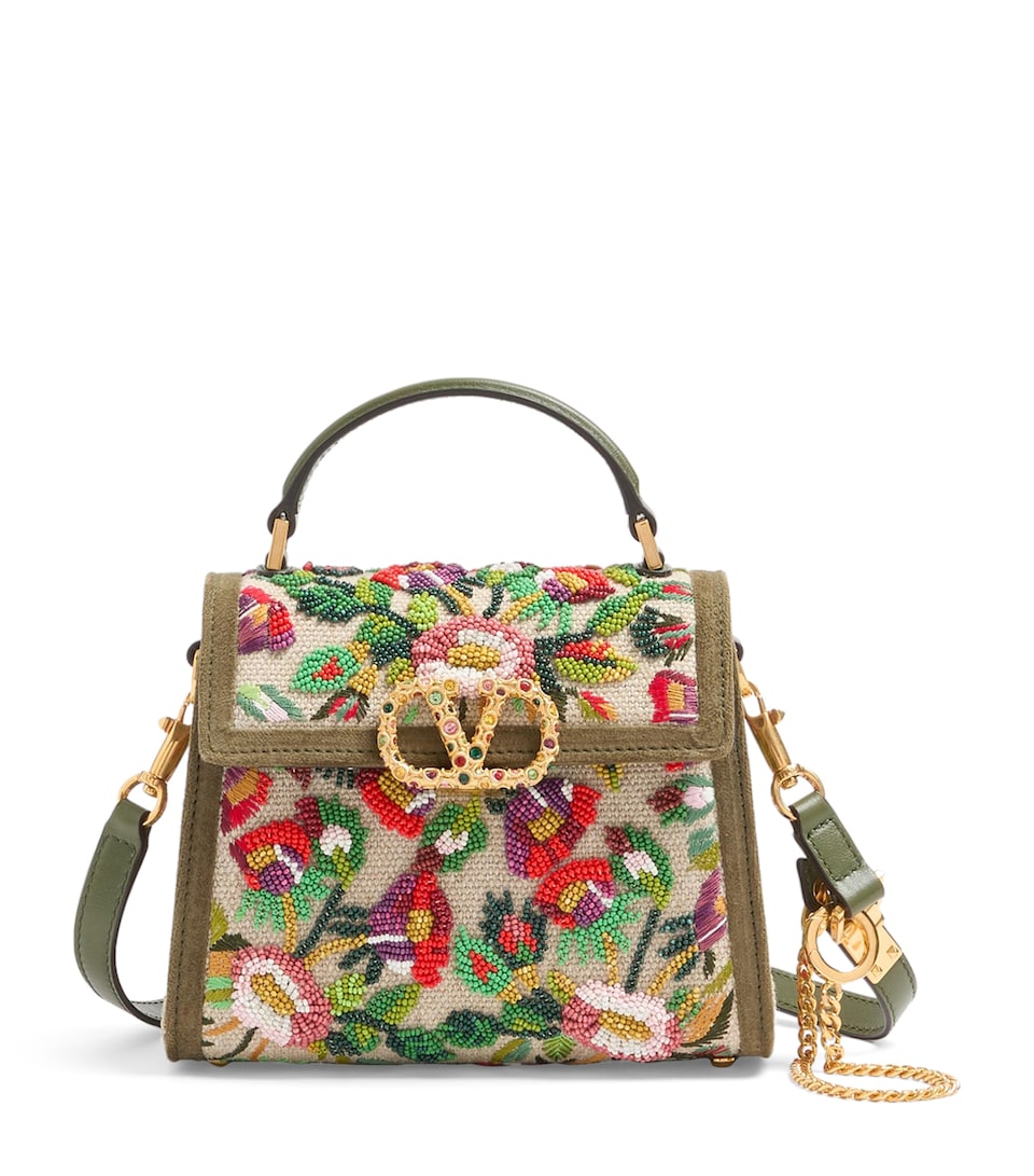 Mini Embellished VSLING Top-Handle Bag