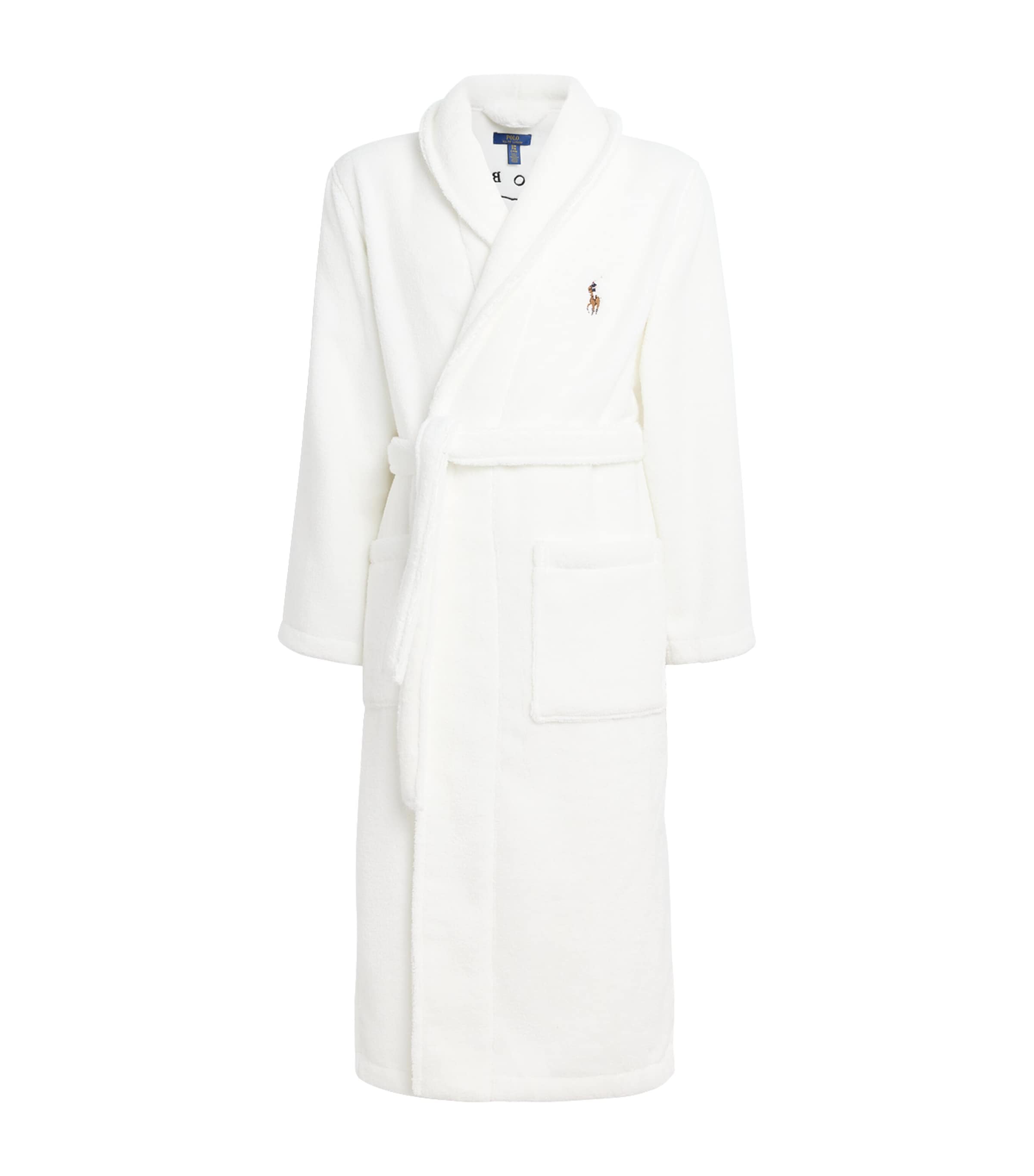 Cotton Terry Polo Bear Robe