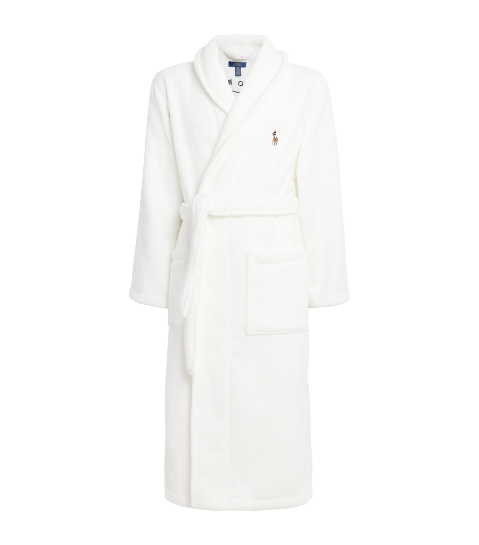 Cotton Terry Polo Bear Robe