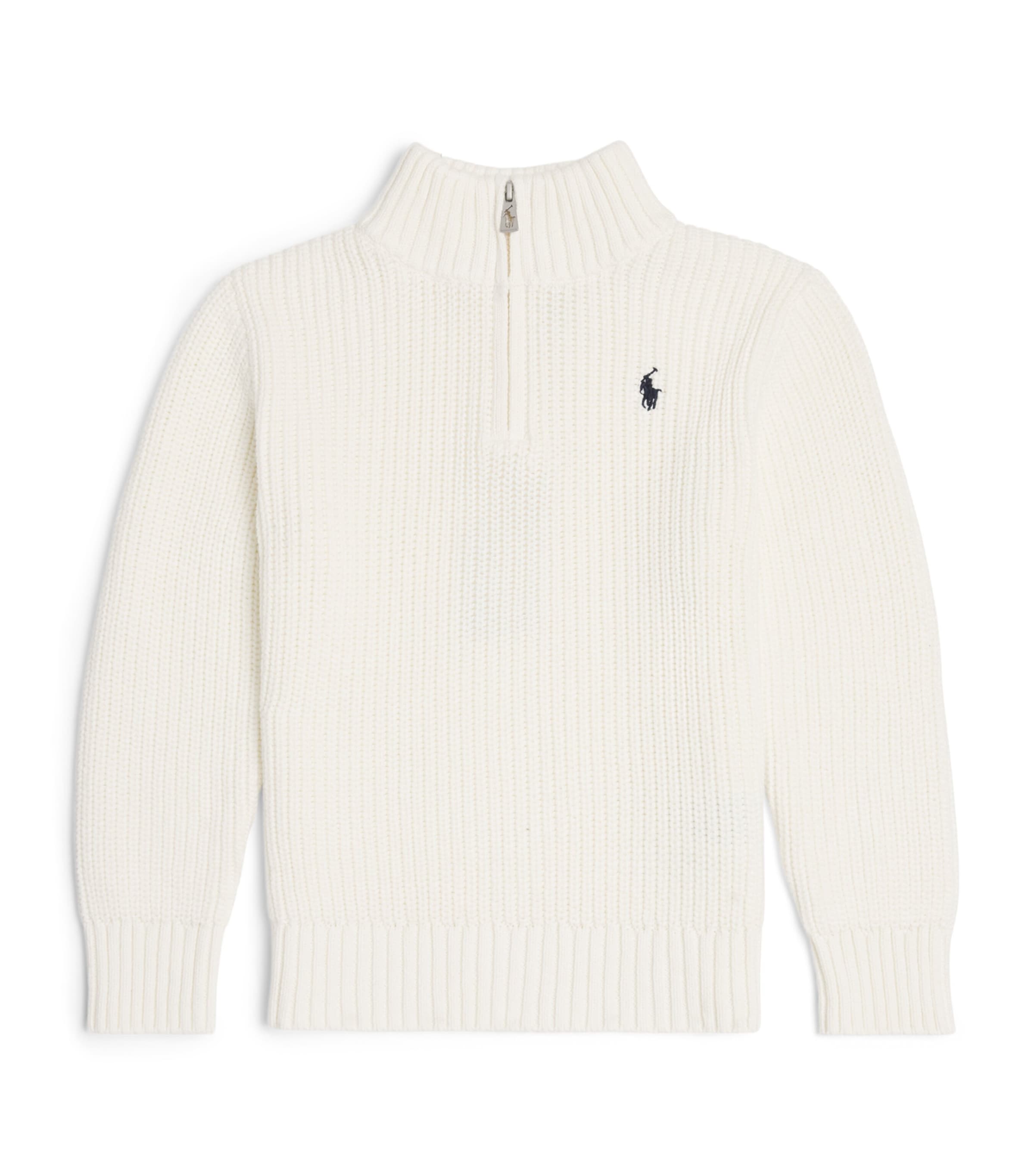Ralph Lauren Kids Quarter-Zip Polo Pony Sweater (2-7 Years) Nevis