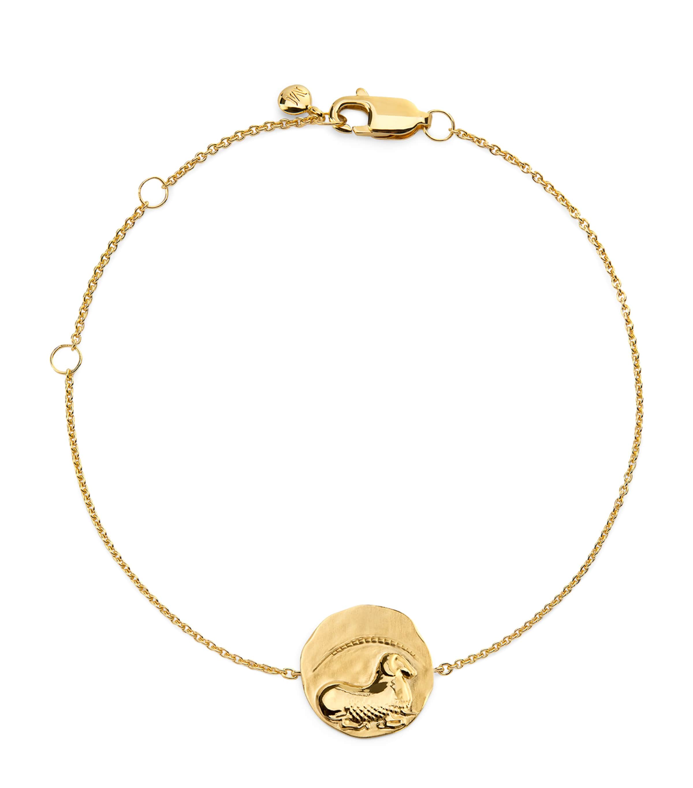 Monica Vinader Gold Vermeil Aries Zodiac Bracelet Gold