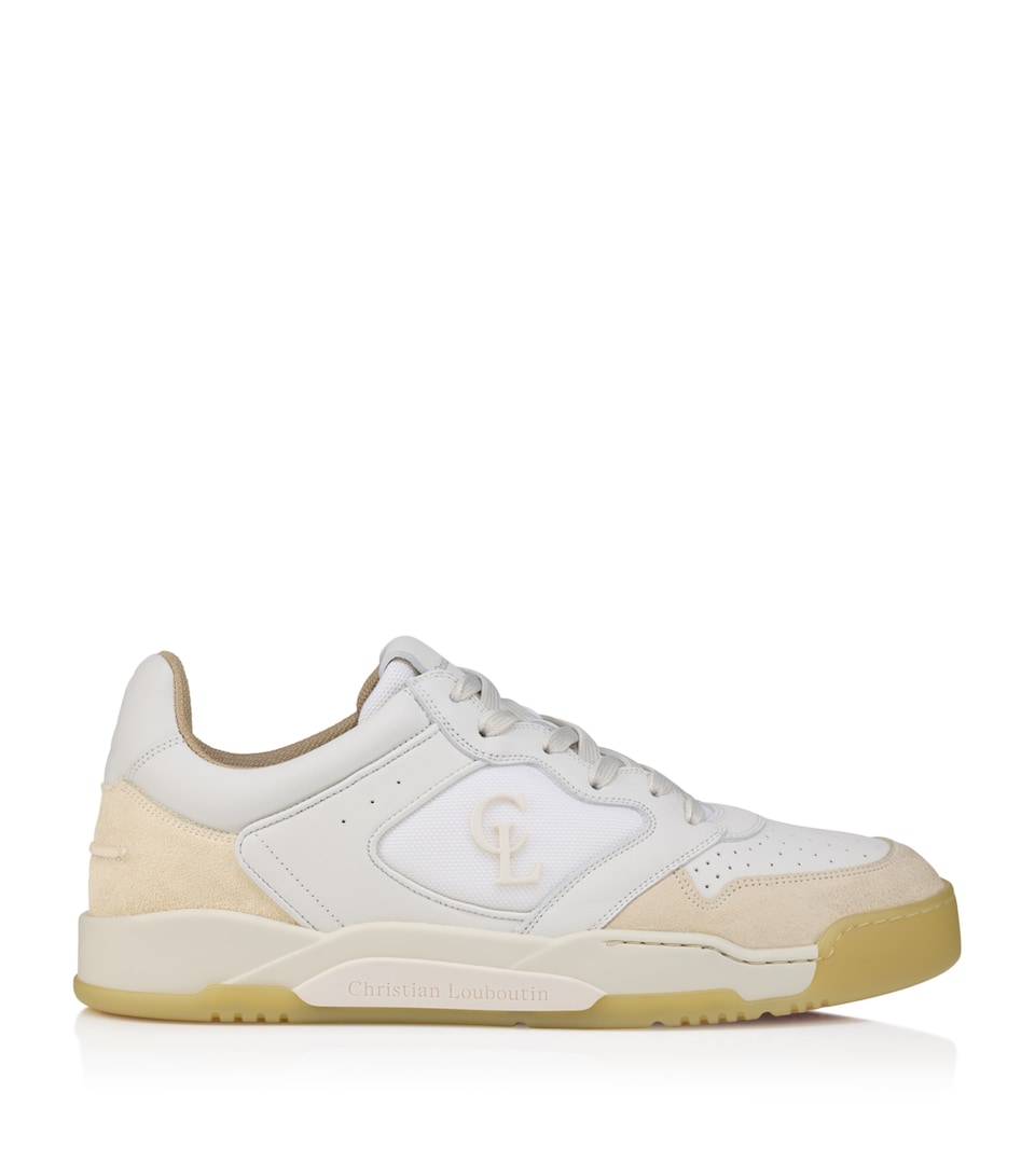 Christian Louboutin Bsktball 1 Retero Leather Trainers