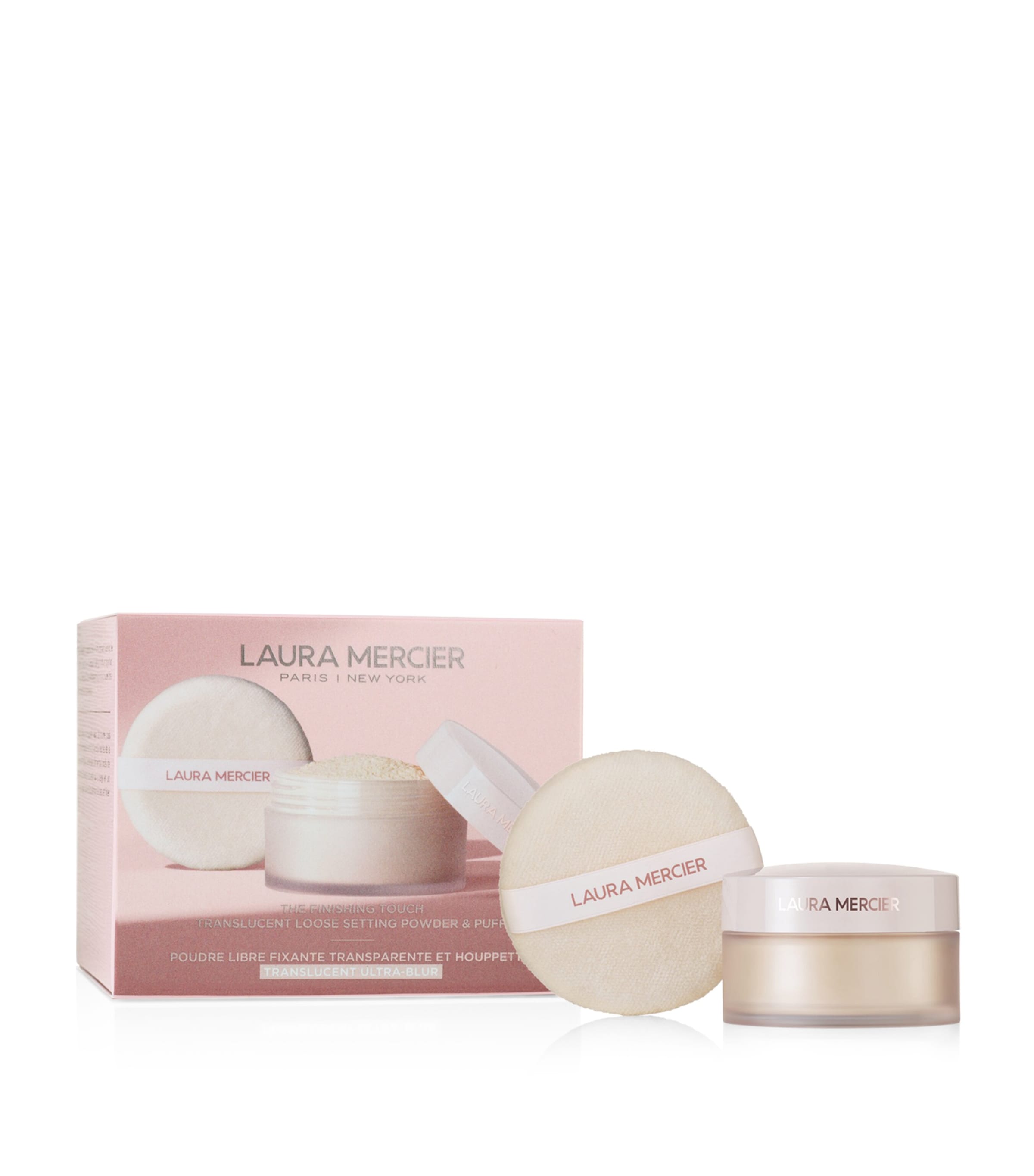 Laura Mercier Translucent Loose Setting Powder Ultra Blur and Velour Puff Set Ultr Blr Translucnt