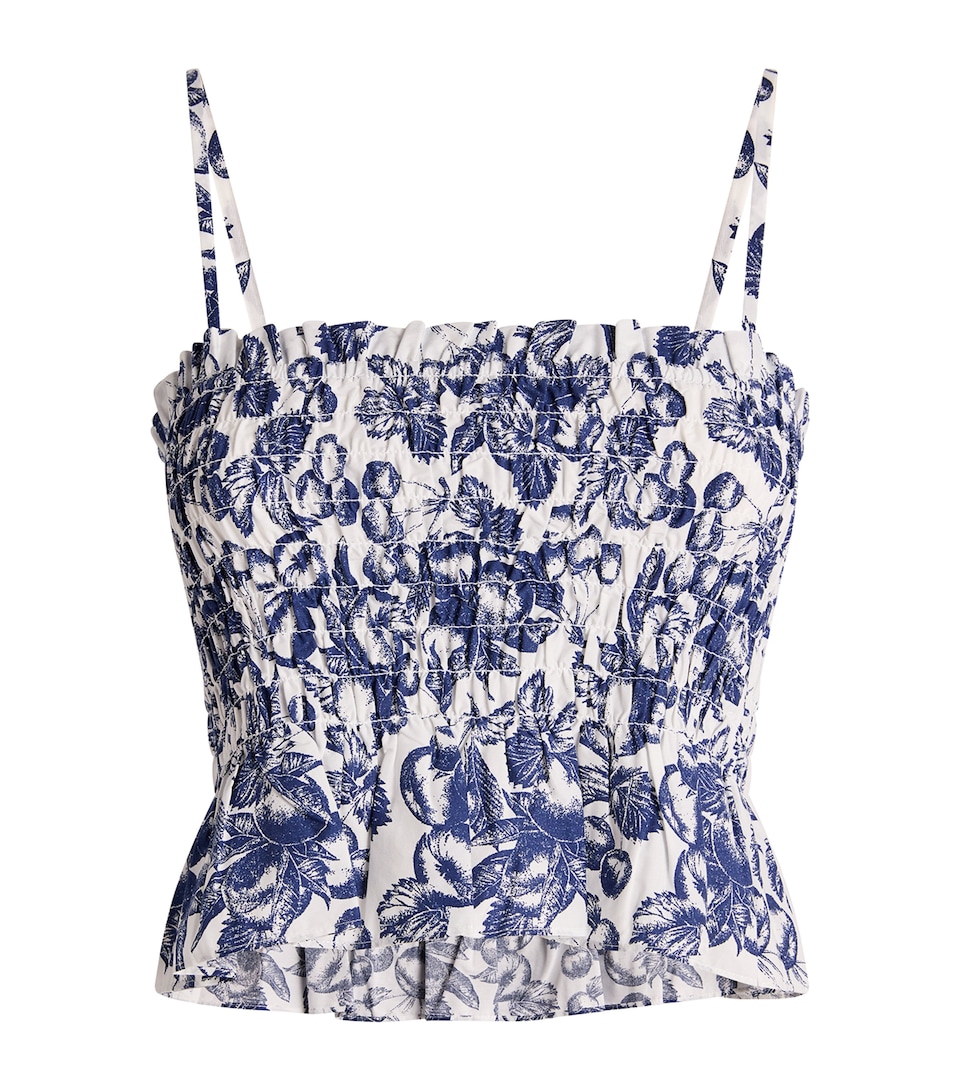 Cotton Printed Crop Top