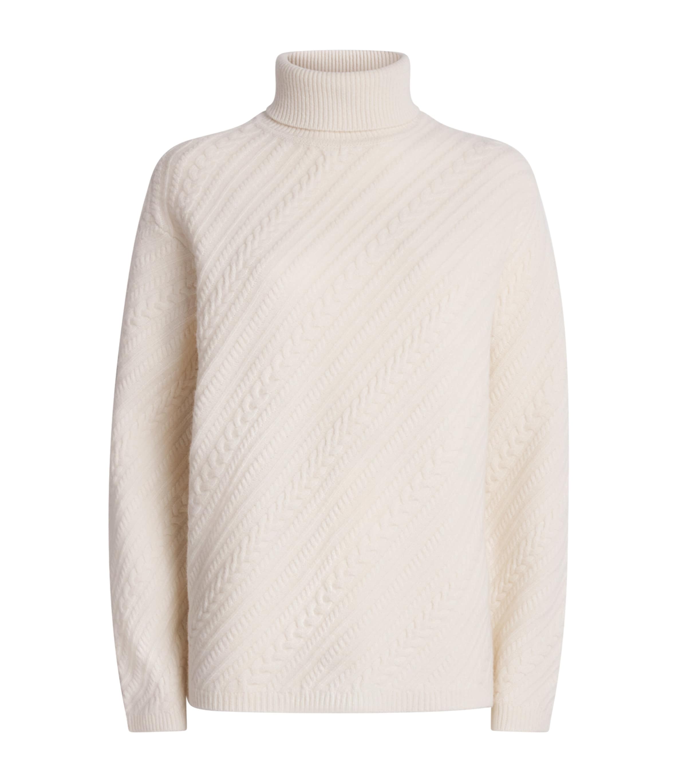 Merino Wool Cable-Knit Sweater