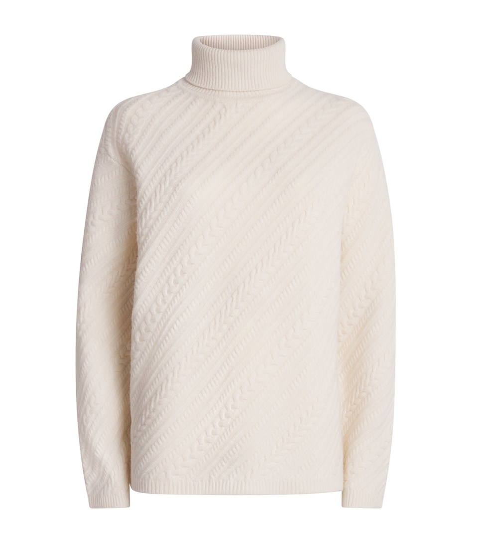 Merino Wool Cable-Knit Sweater