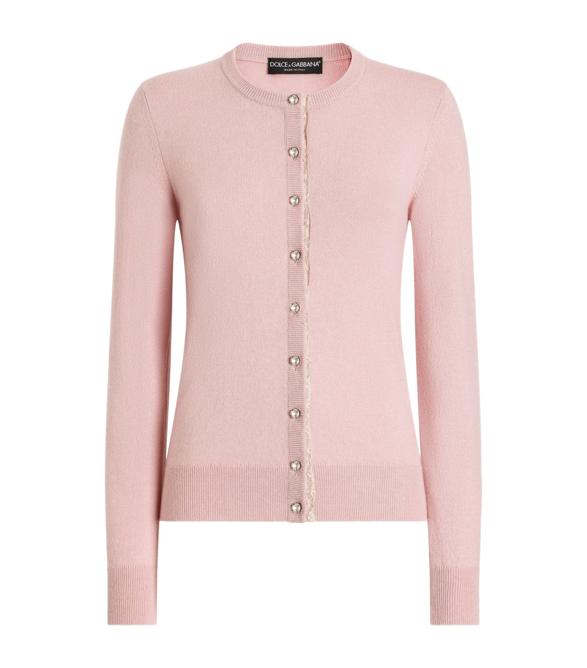 Dolce&Gabbana Womens Cashmere Jewel-Buttoned Cardigan Anti