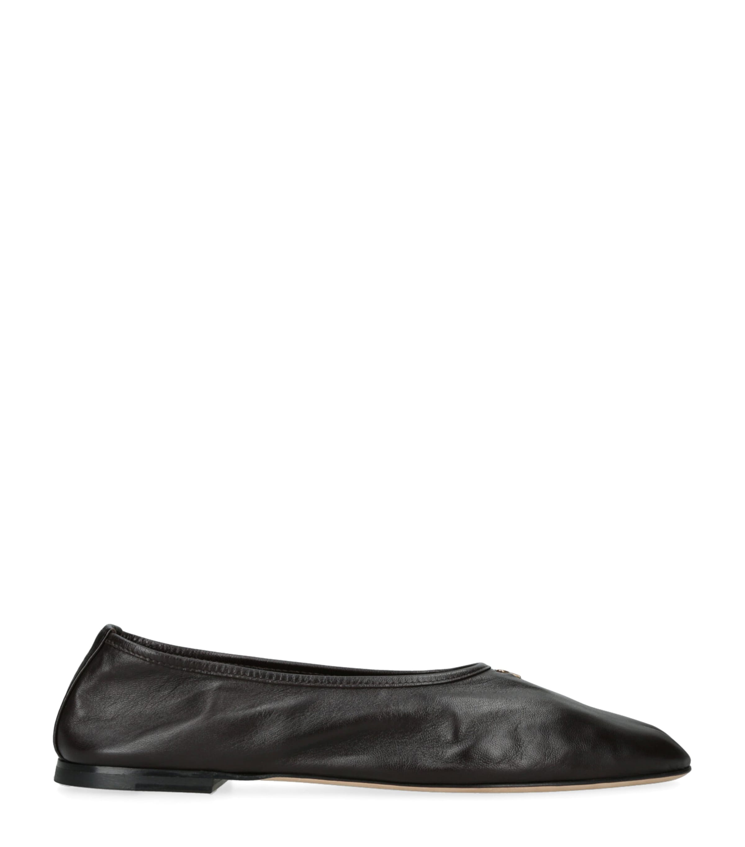 Leather Gala Ballet Flats