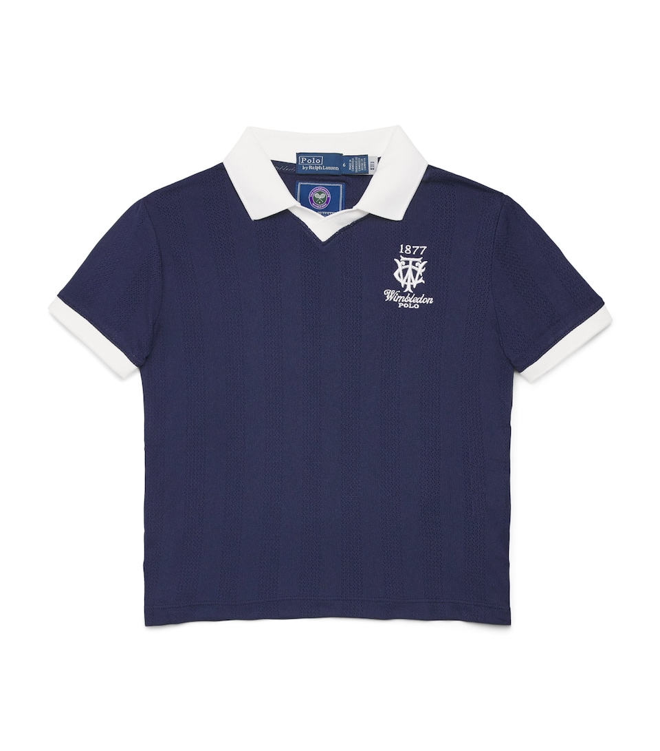 Ralph Lauren Kids x Wimbledon Polo Shirt (2-6 Years) Navy