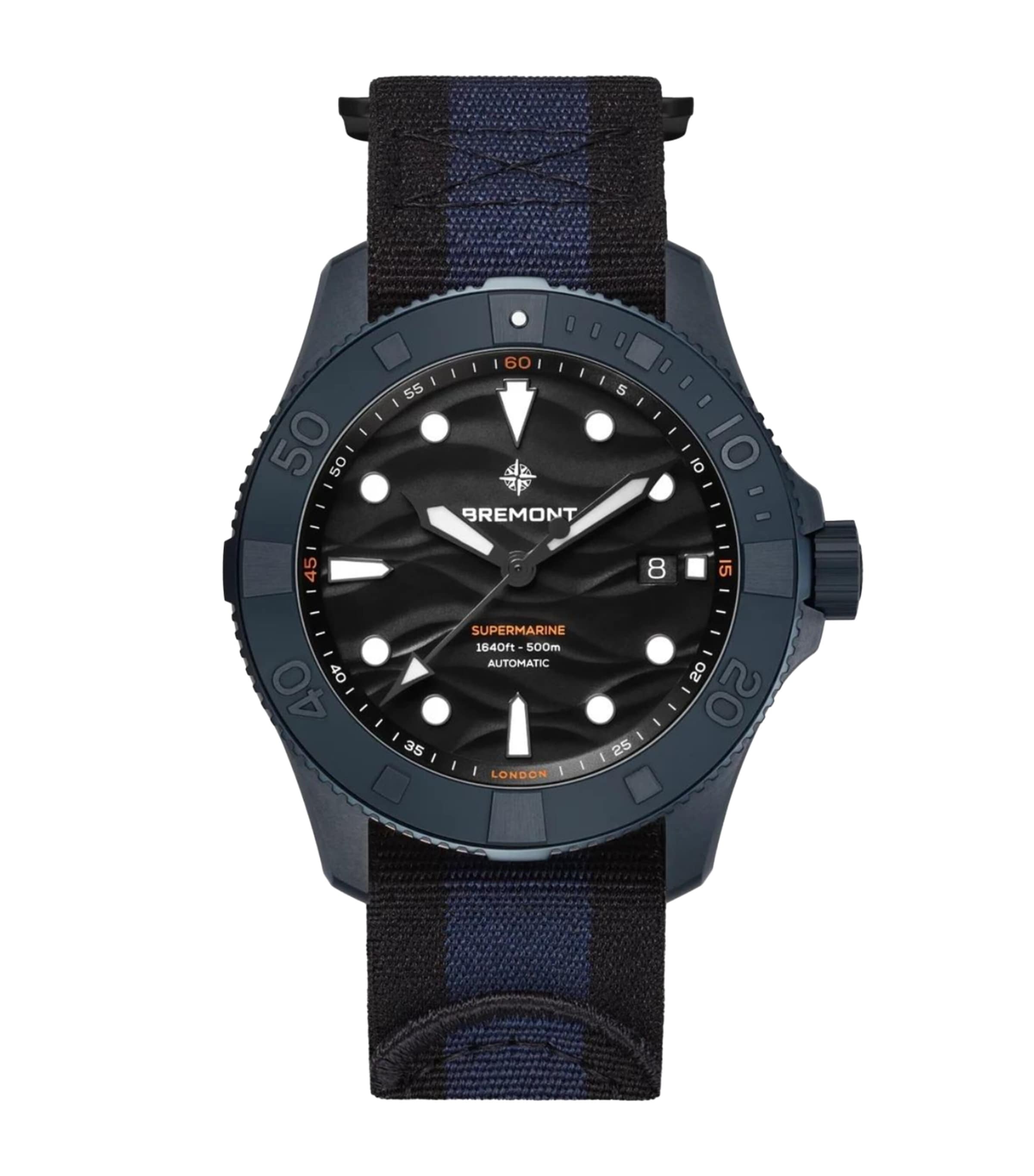 Bremont Ceramic and Titanium Supermarine Watch 43mm Black